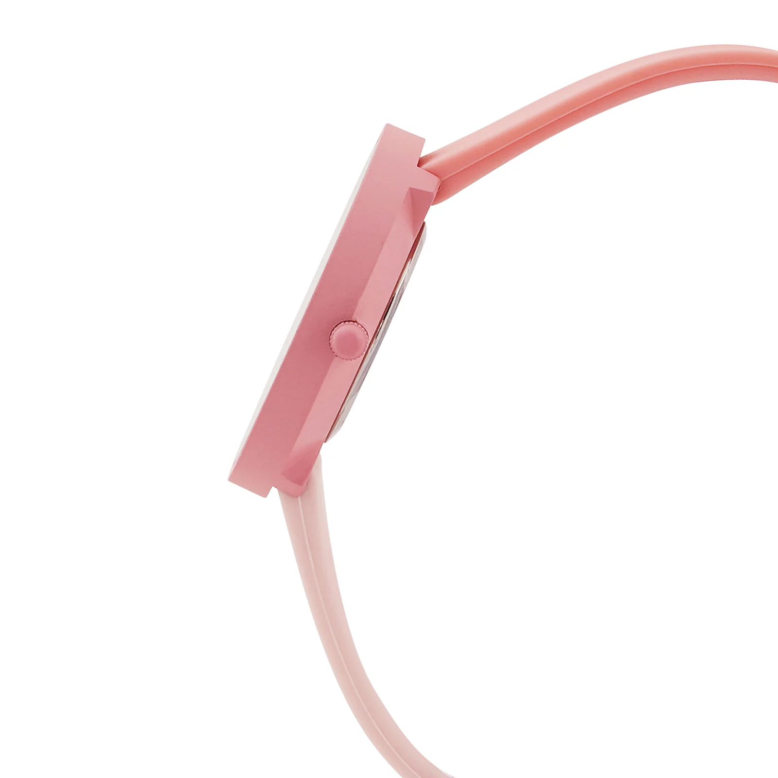 Duet Lily Pink Large Dial Silicone Strap Unisex Watch - Image 5