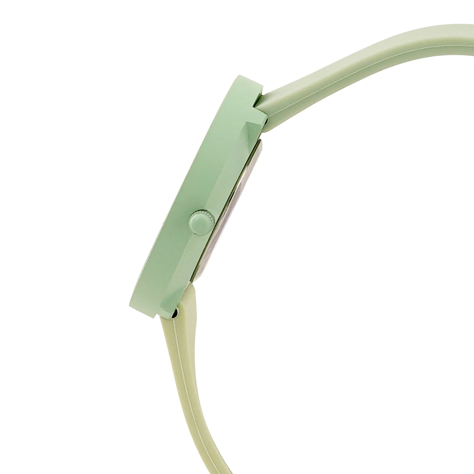 Duet Meadow Green Large Dial Silicone Strap Unisex Watch - Image 5