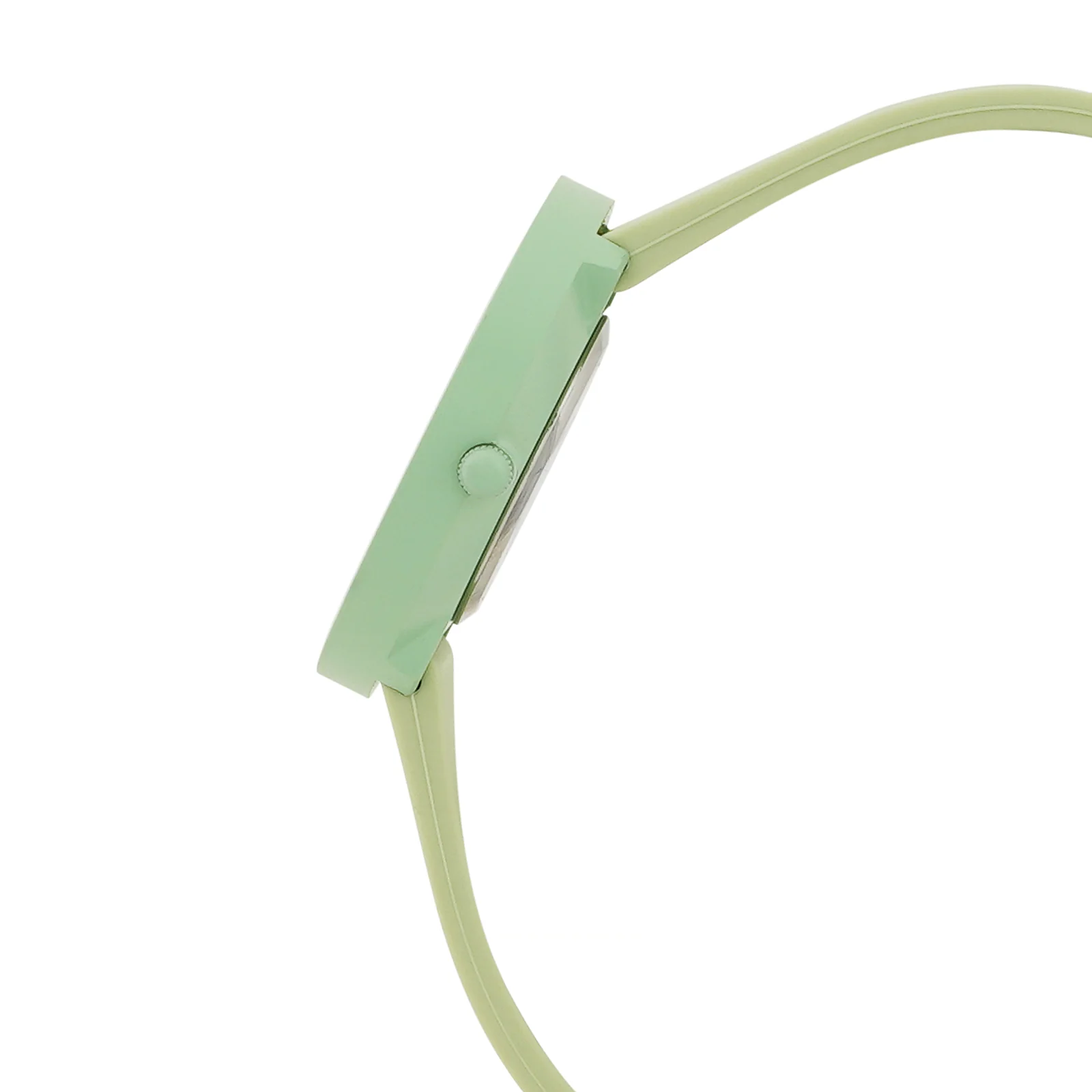 Duet Vibrance Green Large Dial Silicone Strap Unisex Watch - Image 5