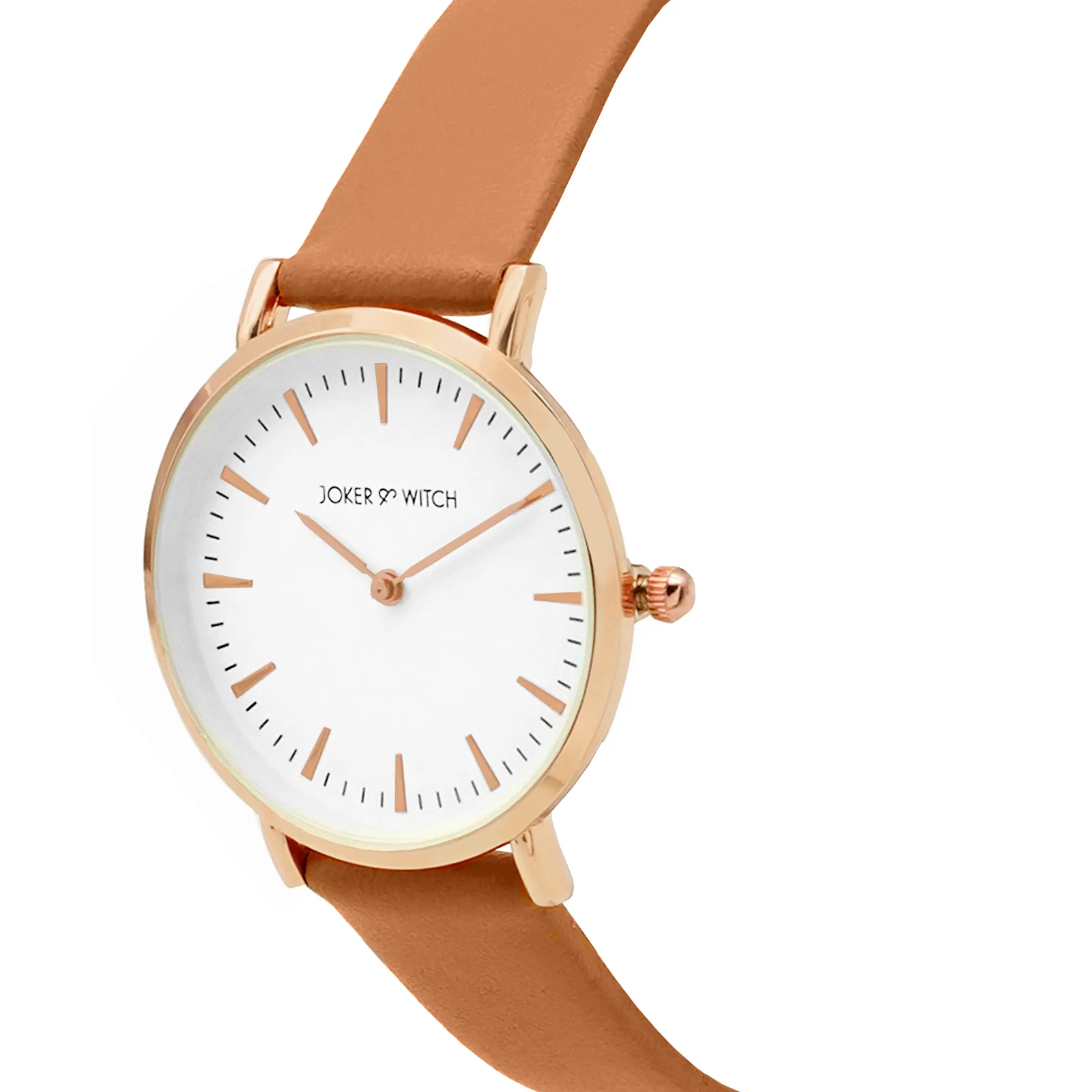 Eartha White Dial Brown Bracelet Stack - Image 4