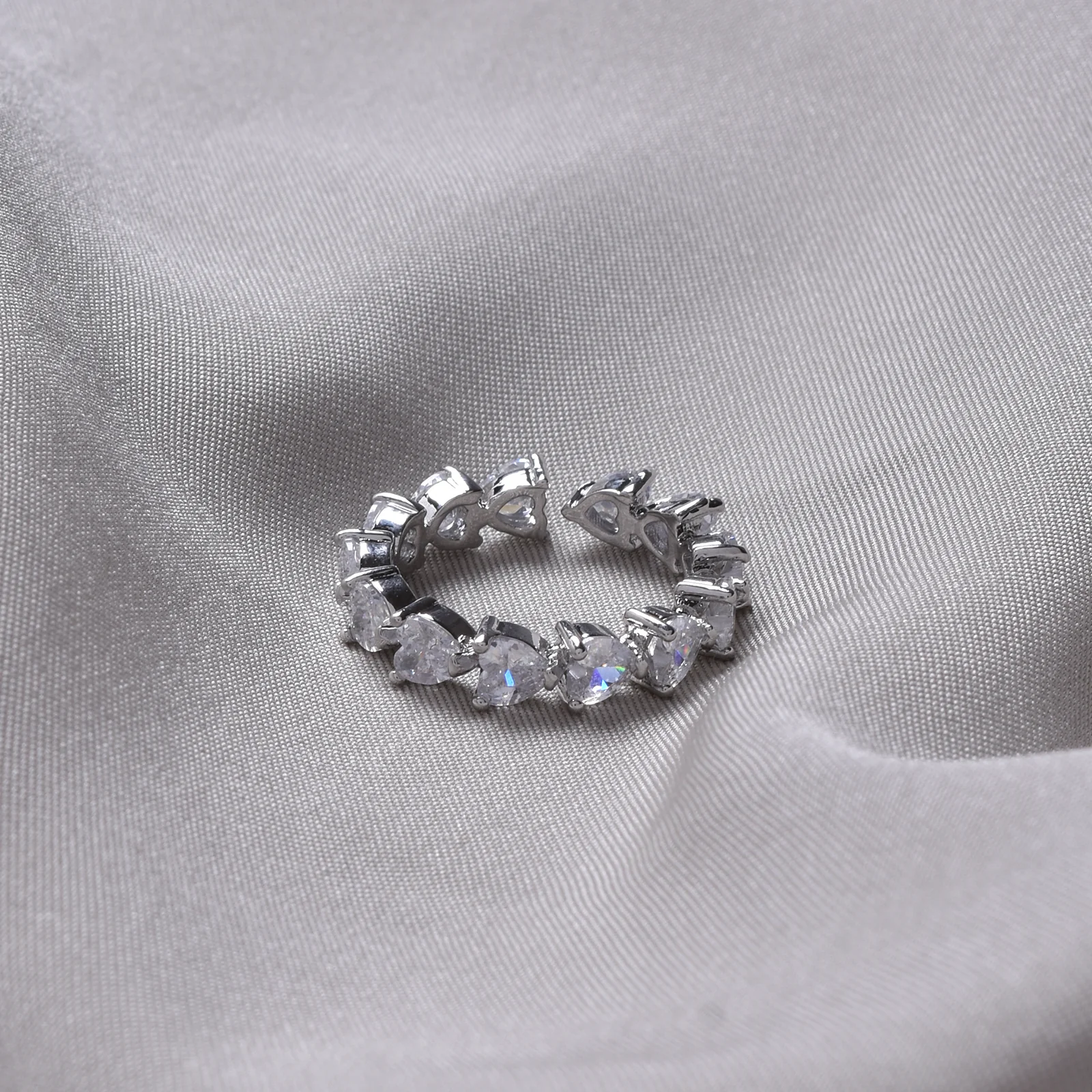 Ebony Silver Ring - Image 2