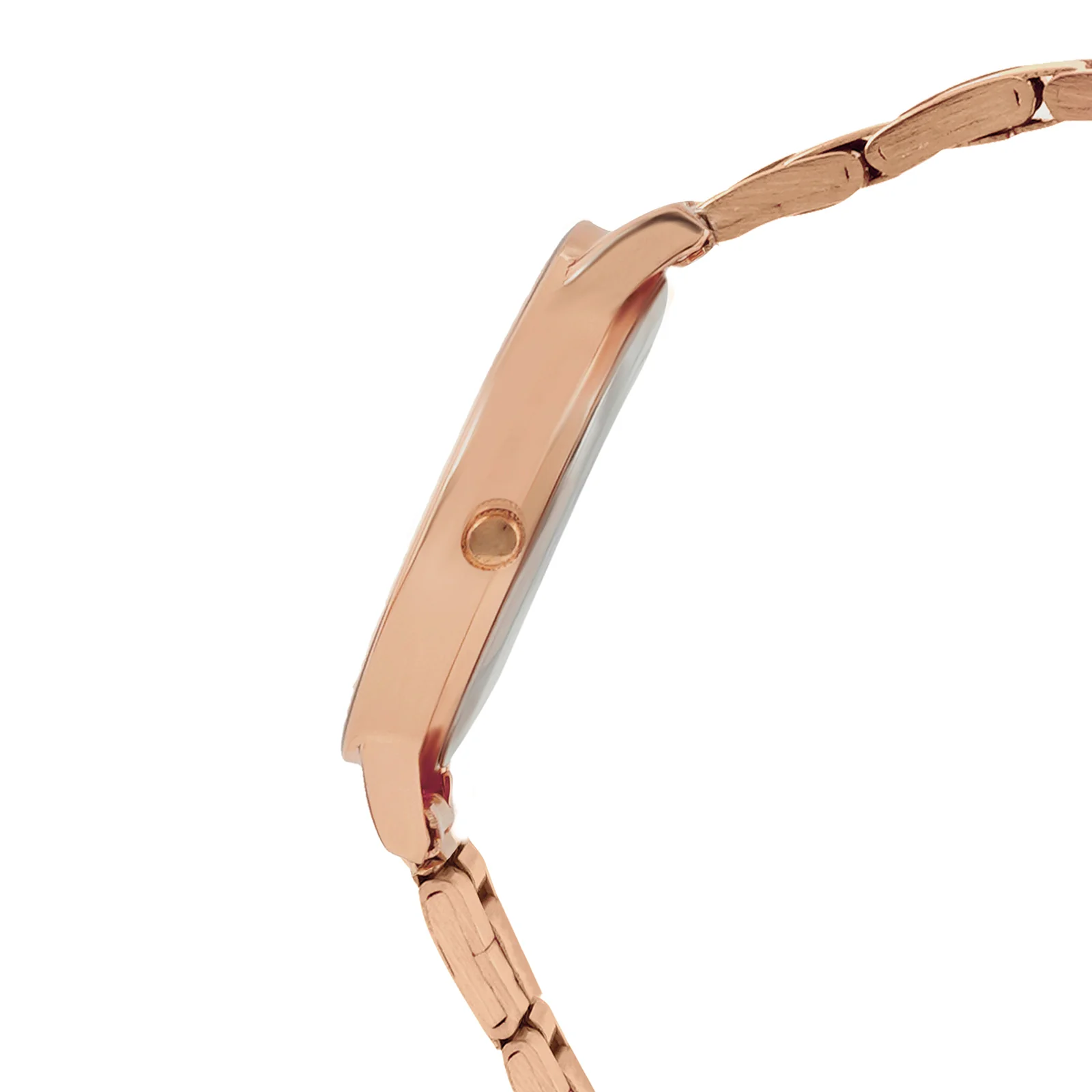 Eclipse Taupe Medium Dial Rose Gold Linked Chain Strap Women's Watch - Image 5