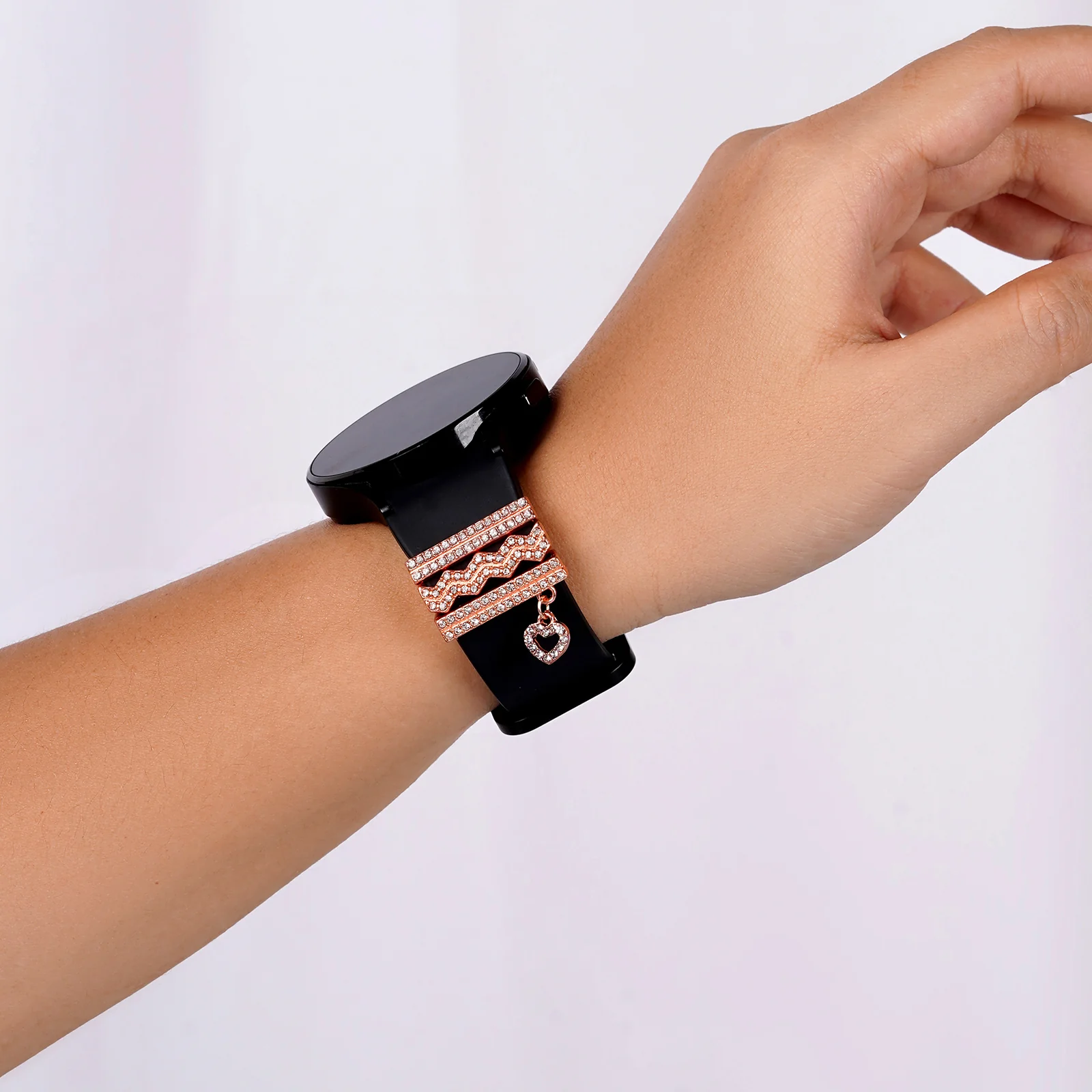Electric Love Rosegold Ring Watch Charm - Image 2