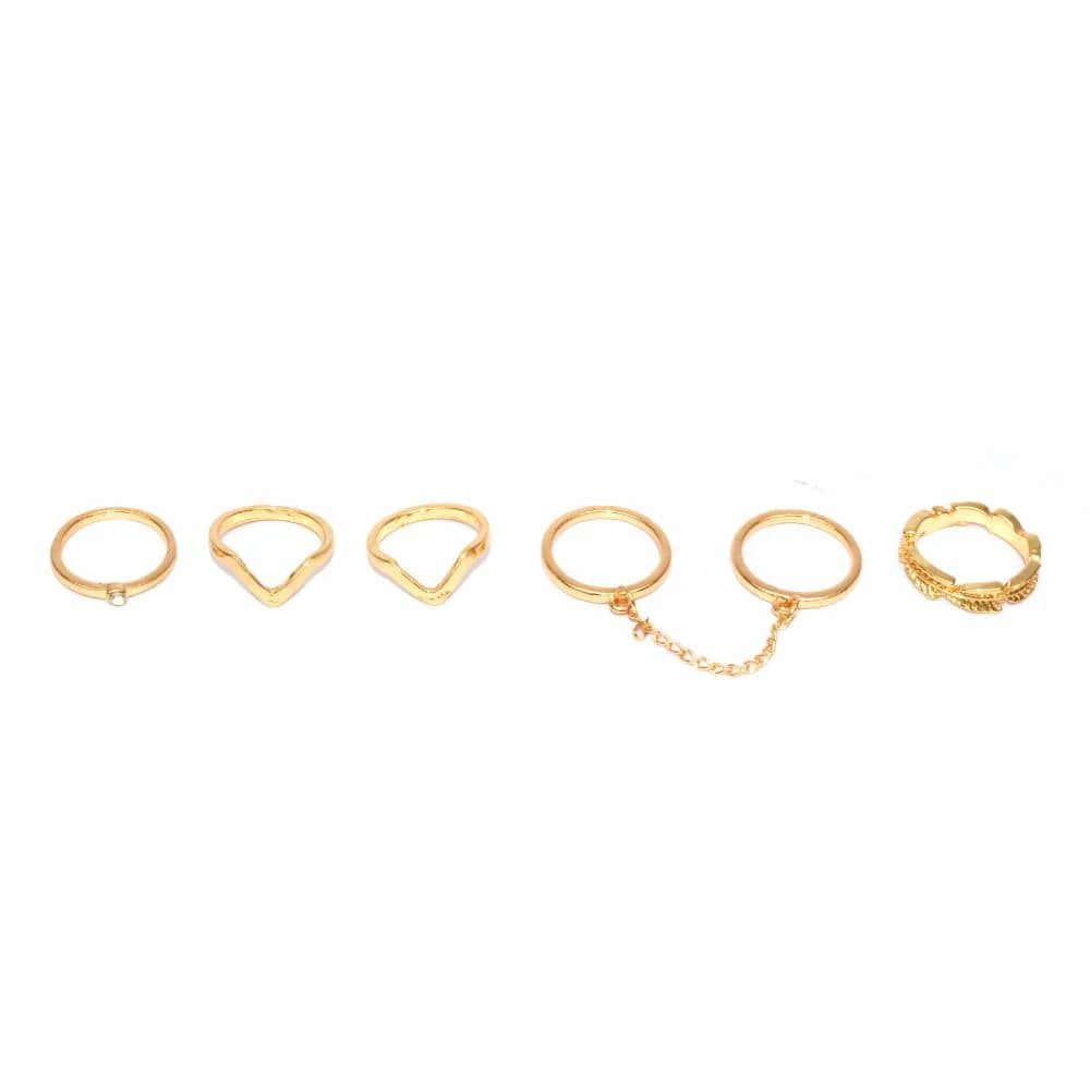 Elegant Gold Midi Rings - Image 5