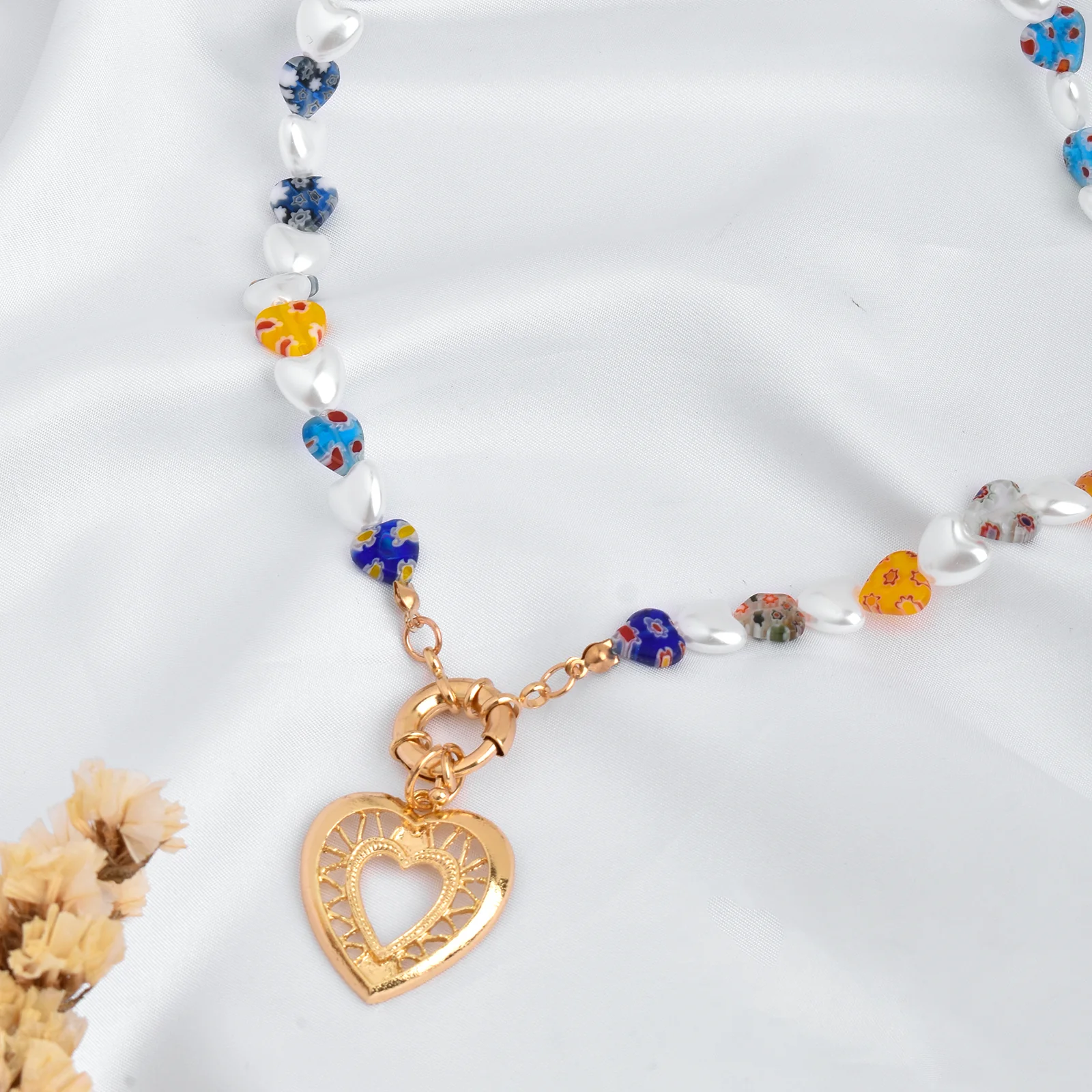 Elfie Heart Bead Necklace - Image 2