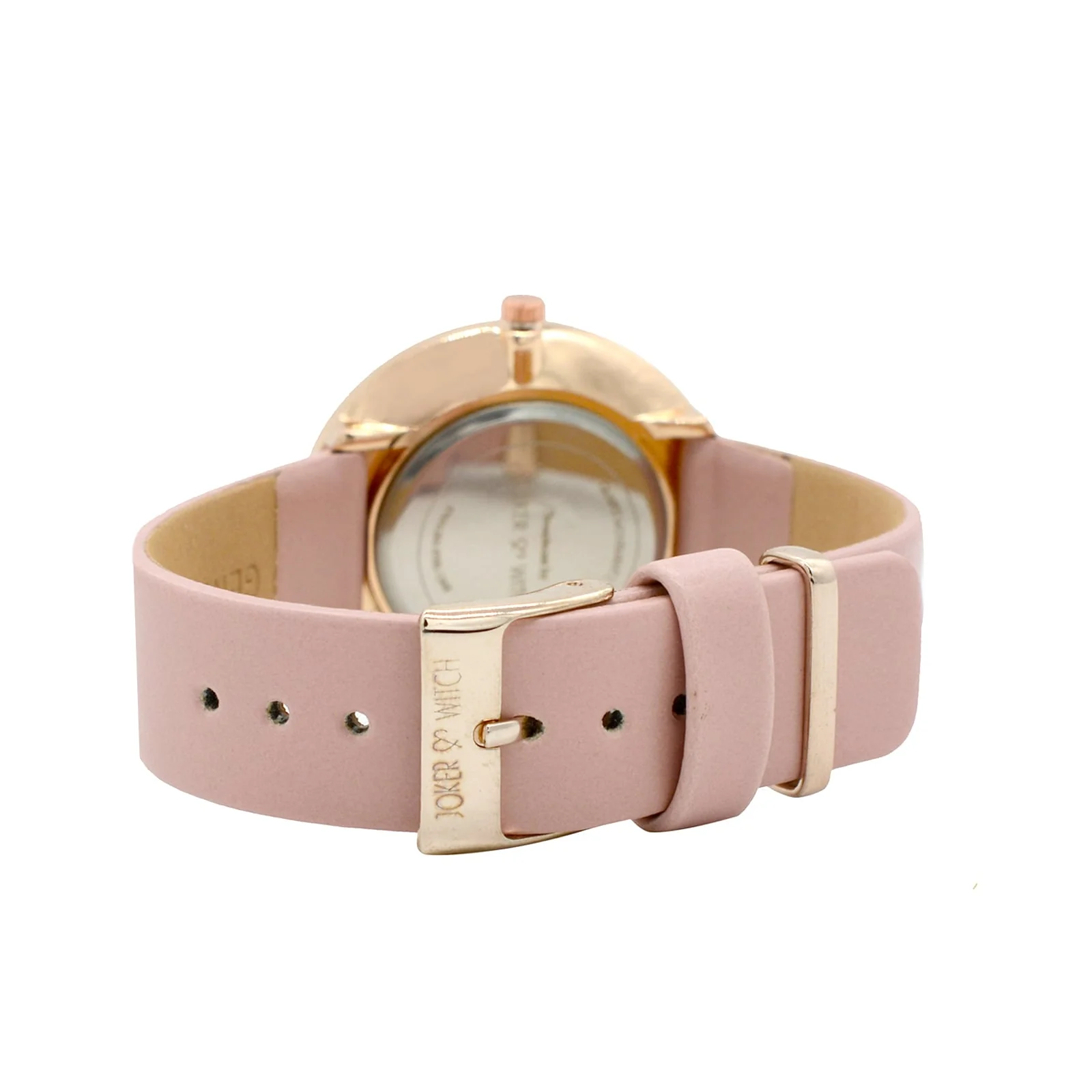 Elise Pink Marble Watch Bracelet Stack - Image 4