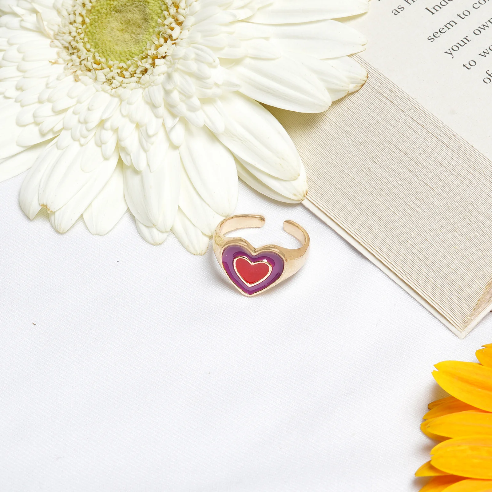 Ellery Purple Heart Ring - Image 2