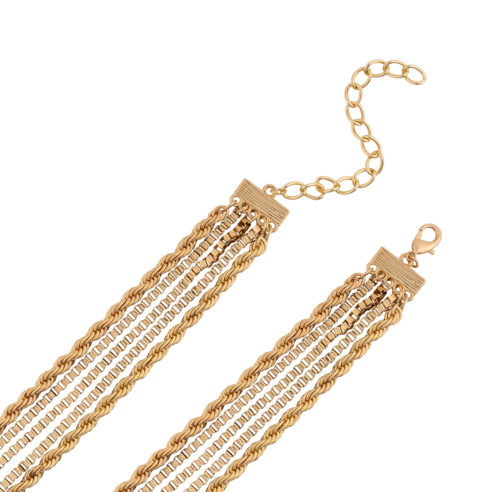 Eltina Gold Small Dial Chain Wrap Around Strap Women's Watch - Image 6