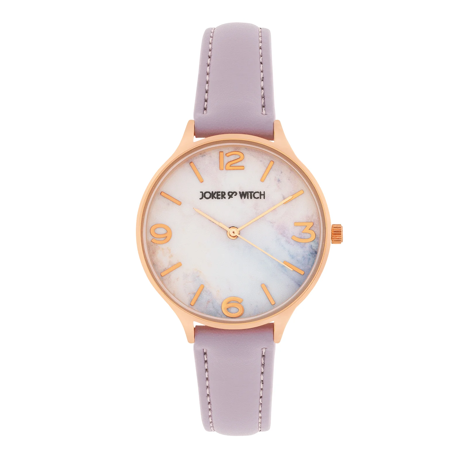 Elysian Medium Dial Lavender PU Strap Women's Watch - Image 3