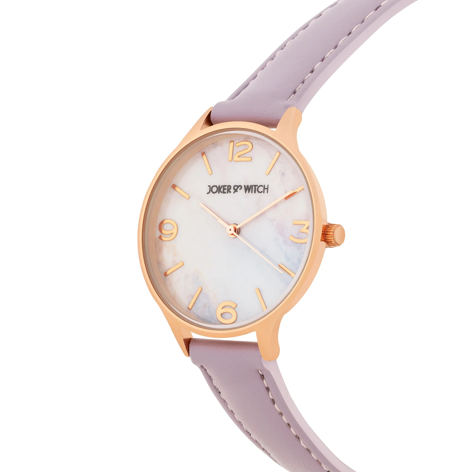 Elysian Medium Dial Lavender PU Strap Women's Watch - Image 4