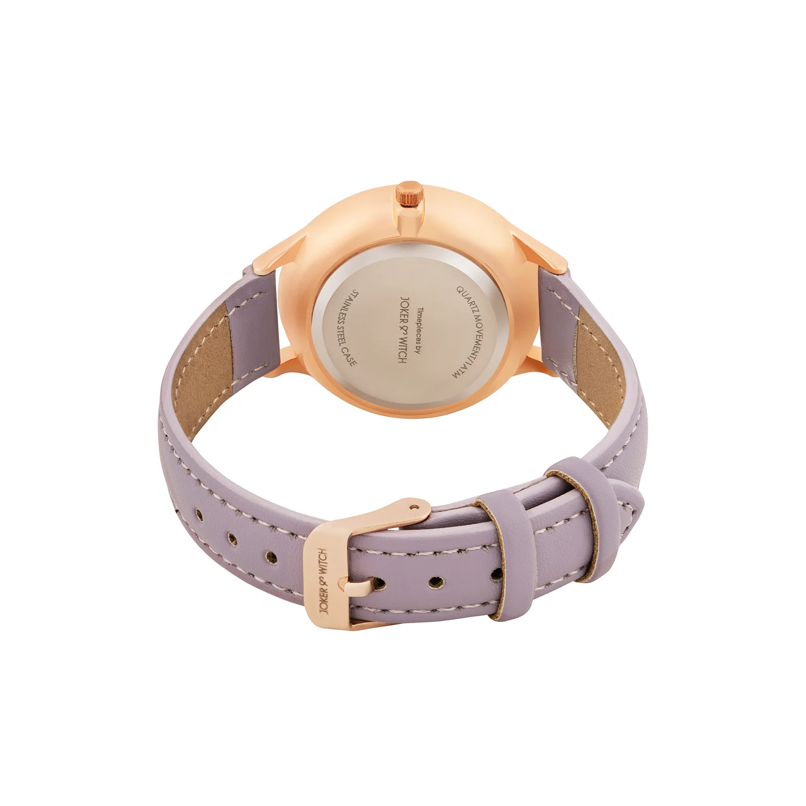 Elysian Medium Dial Lavender PU Strap Women's Watch - Image 6