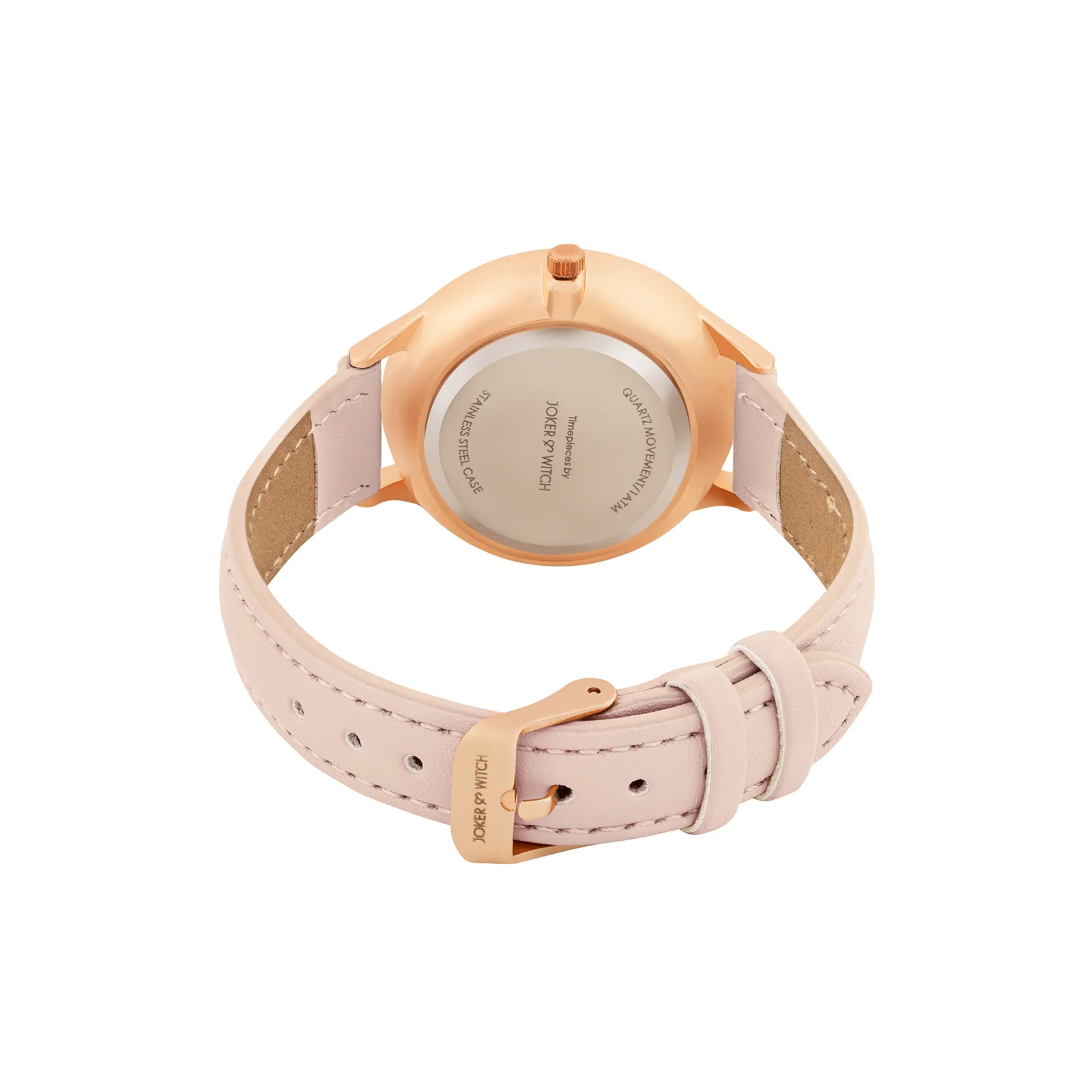 Elysian Multicolor Medium Dial Pink PU Strap Women's Watch - Image 6
