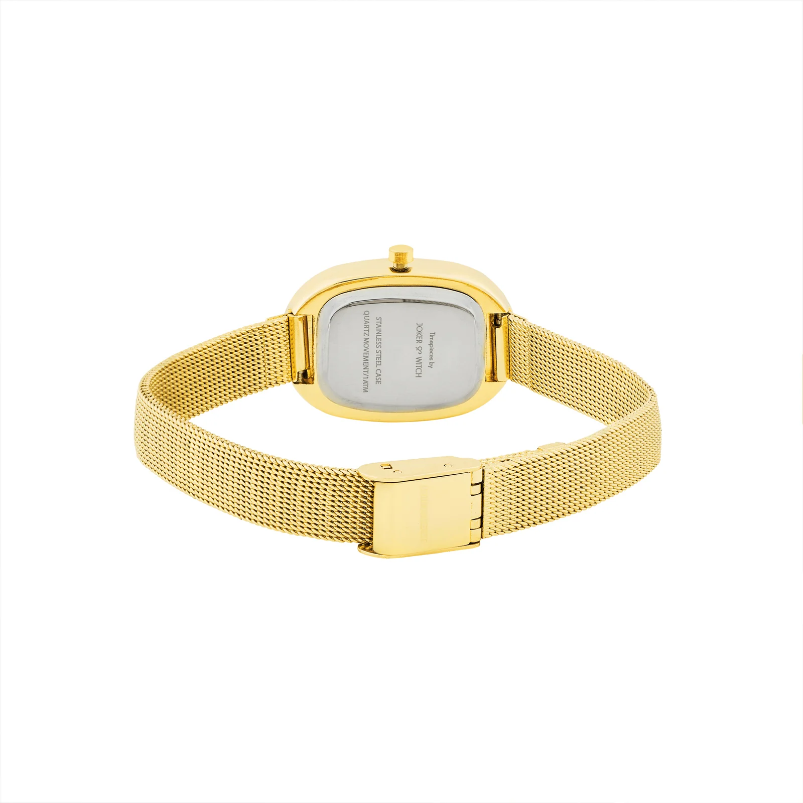 Enola Gold Small Oval Dial Mesh Strap Women's Watch - Image 6