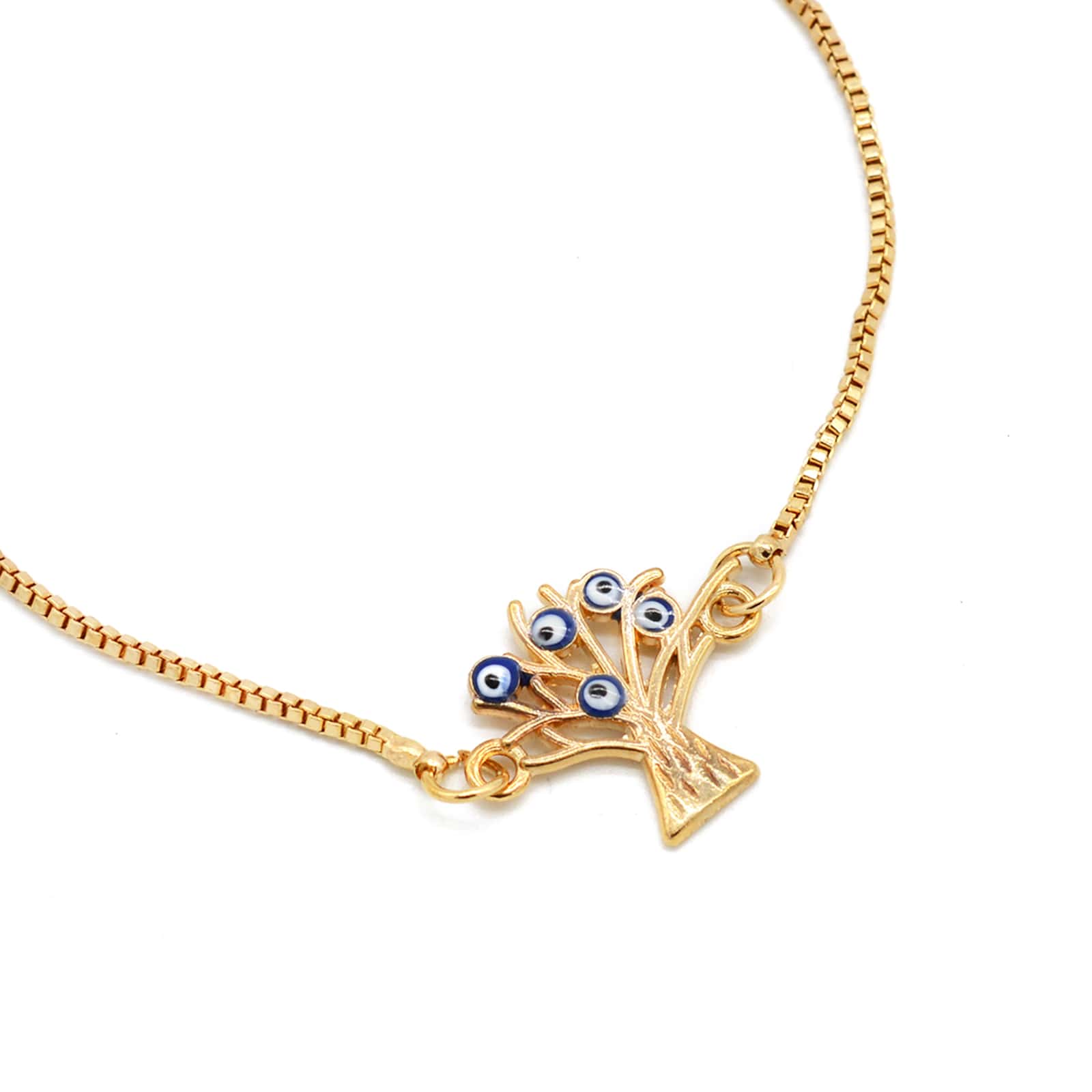 Esa Evil Eye Gold Bracelet - Image 4