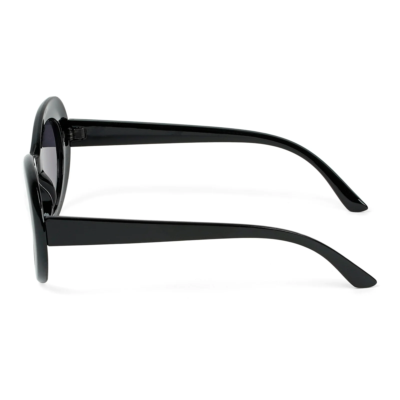 Estela Oval Black Sunglasses - Image 5