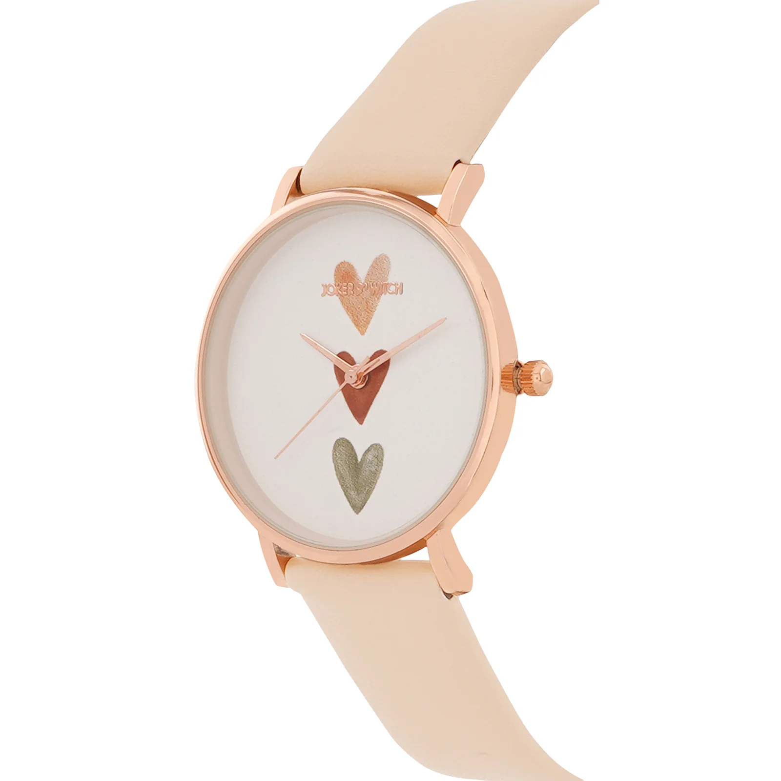 Printed Ethereal Beige Medium Dial PU Strap Women's Watch - Image 4