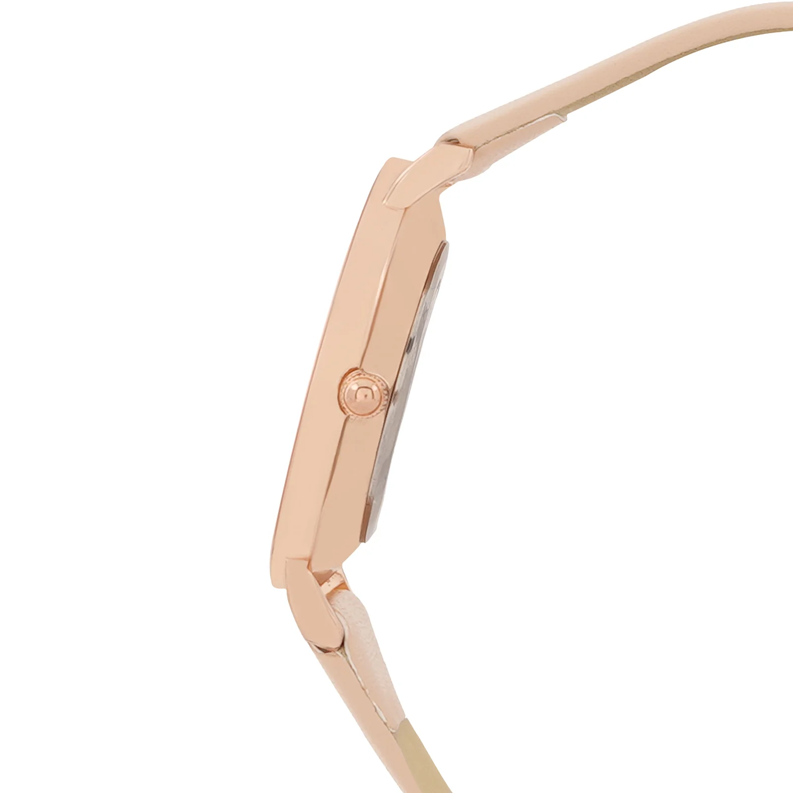 Printed Ethereal Beige Medium Dial PU Strap Women's Watch - Image 5