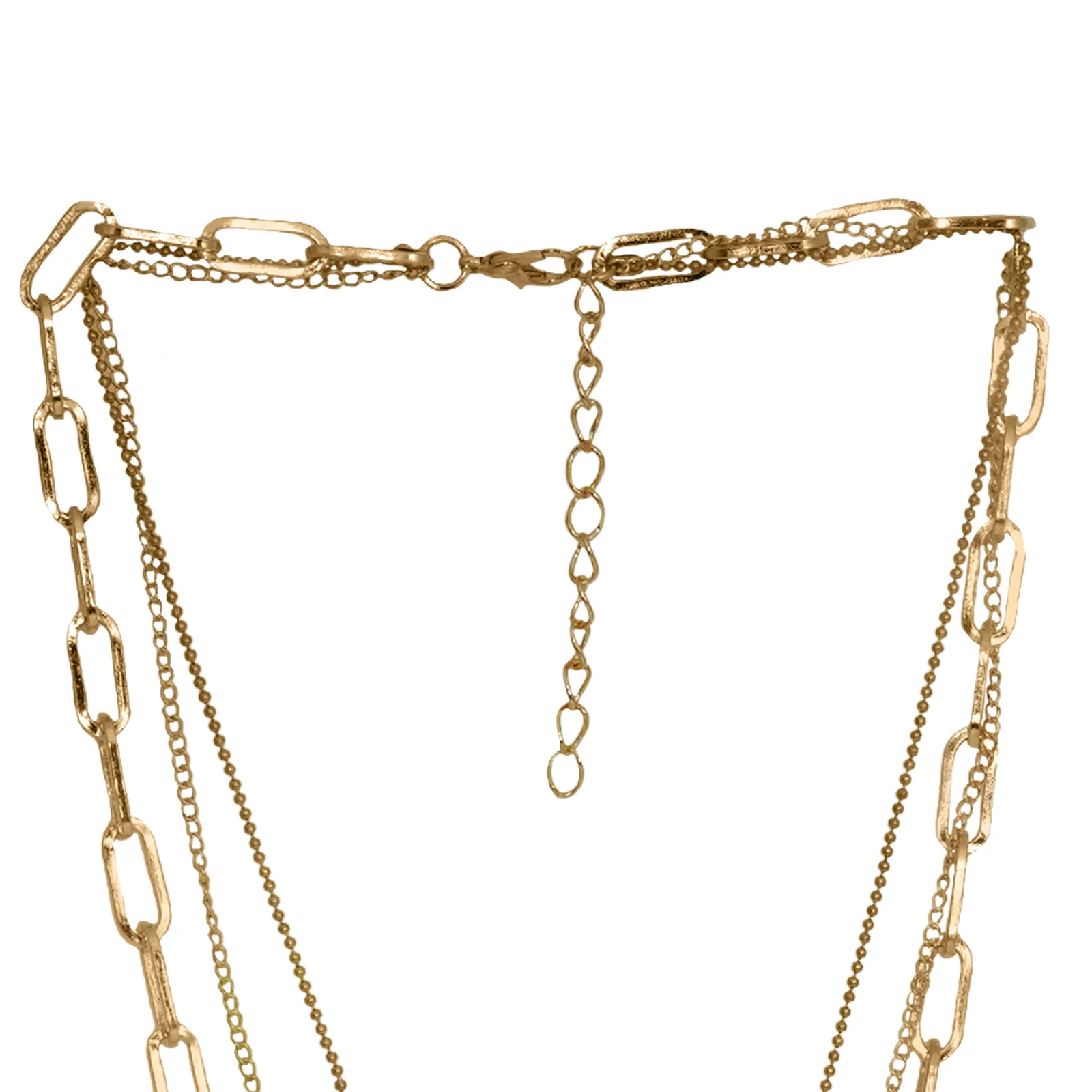 Etta Gold Link Chain Layered Necklace - Image 5