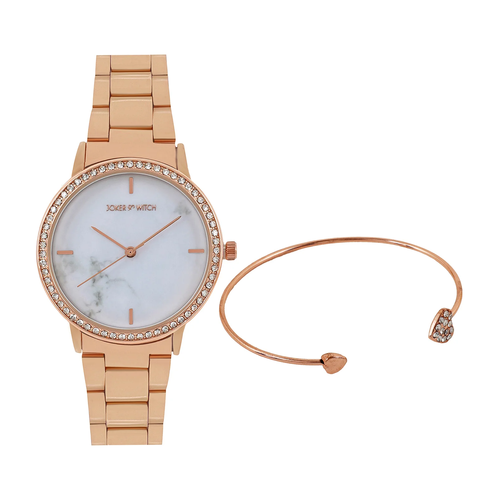Euphoria Rosegold Watch Bracelet Stack - Image 2