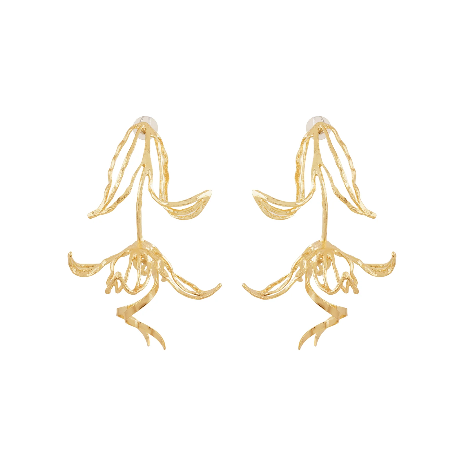 Europa Gold Earrings - Image 3