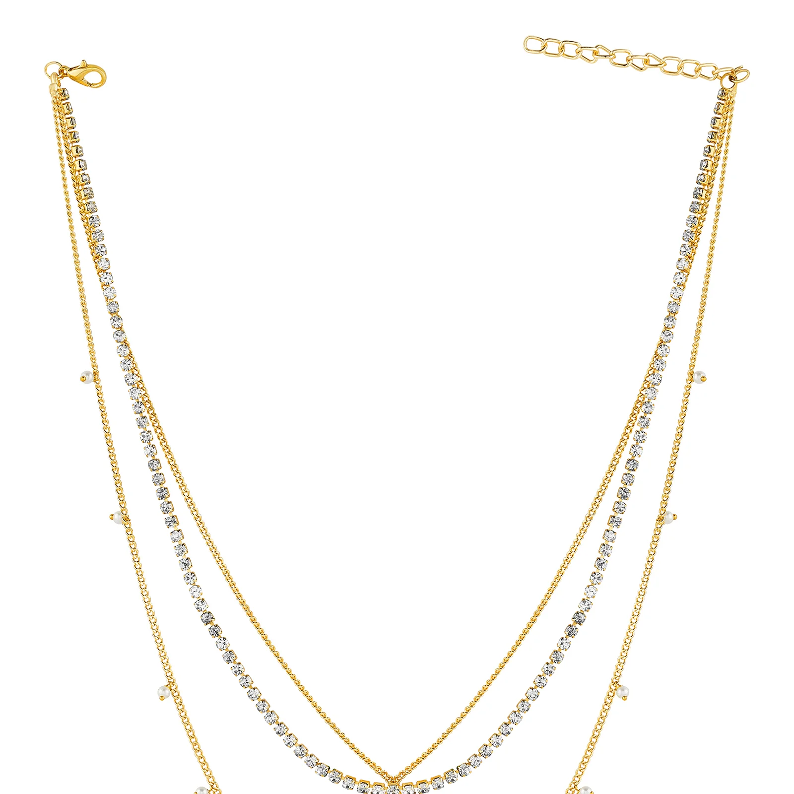 Eva Monogram Gold Necklace - Image 5