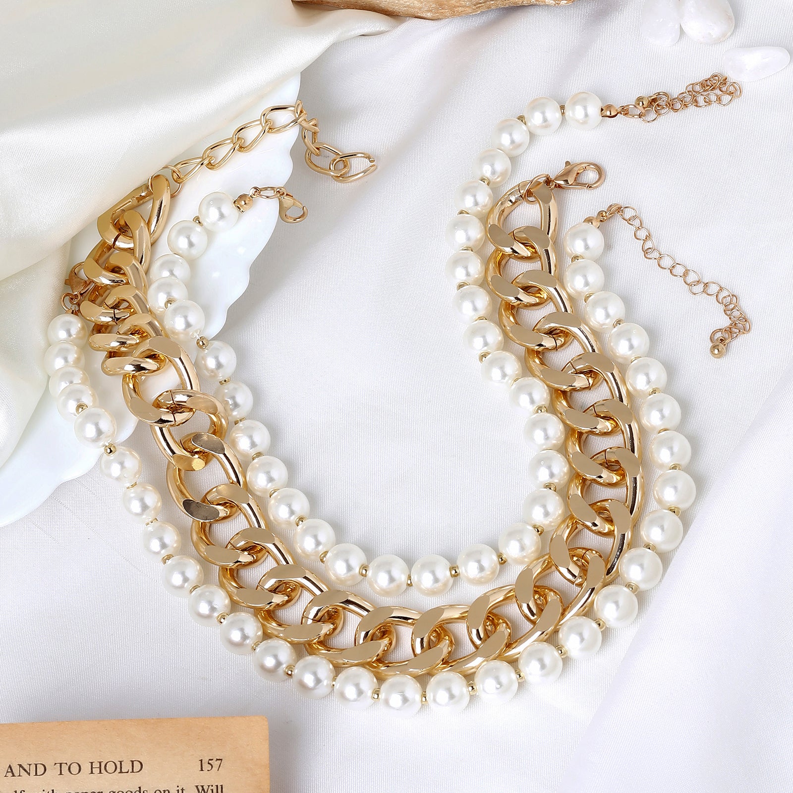 Evadne Gold Necklace - Image 2