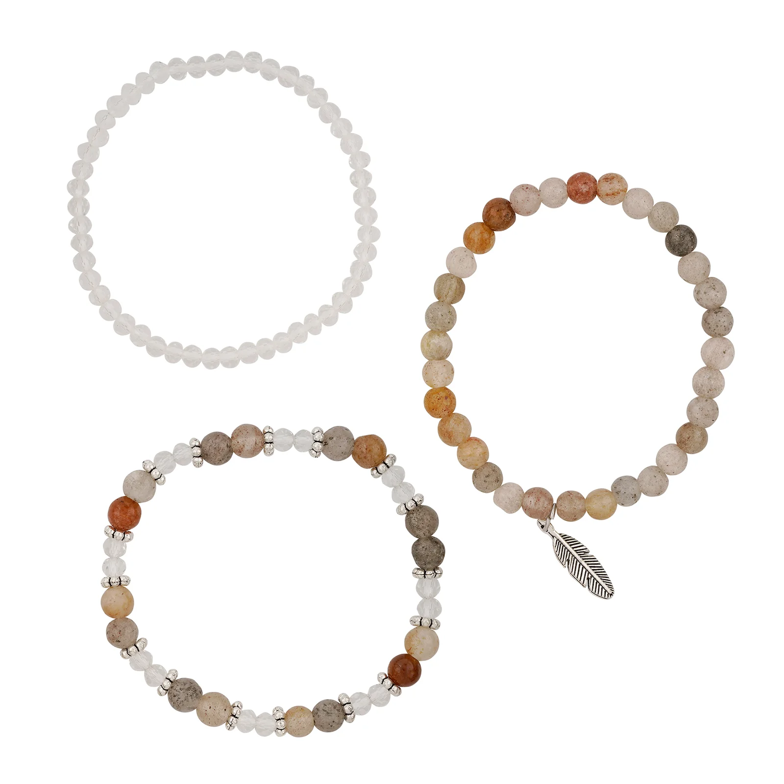 Evermore Shades Of Soil Beaded Bracelet - Image 3