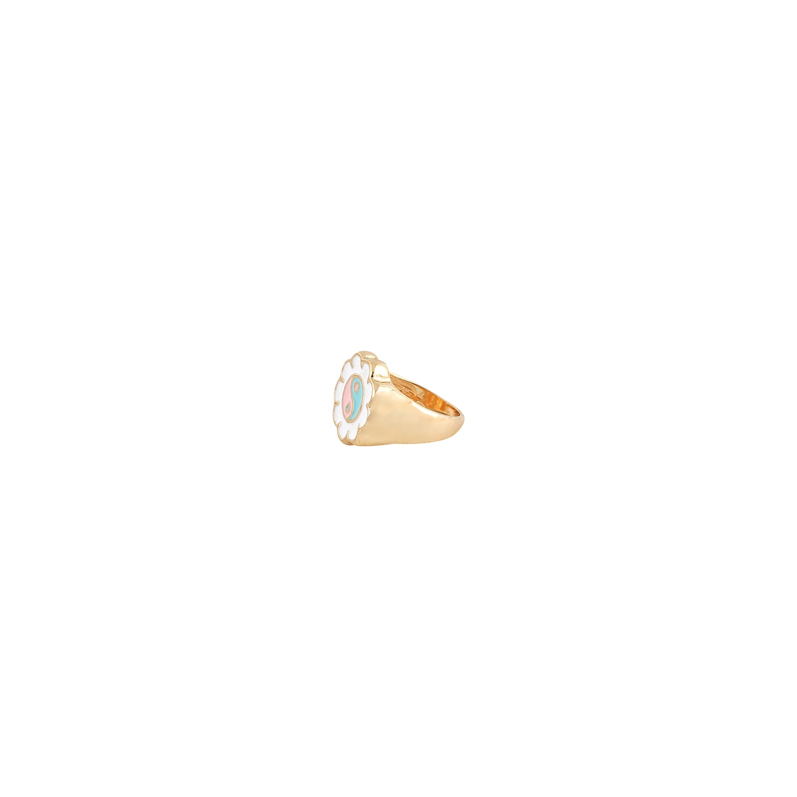 Felice Floral Colour Pop Signet Ring - Image 4