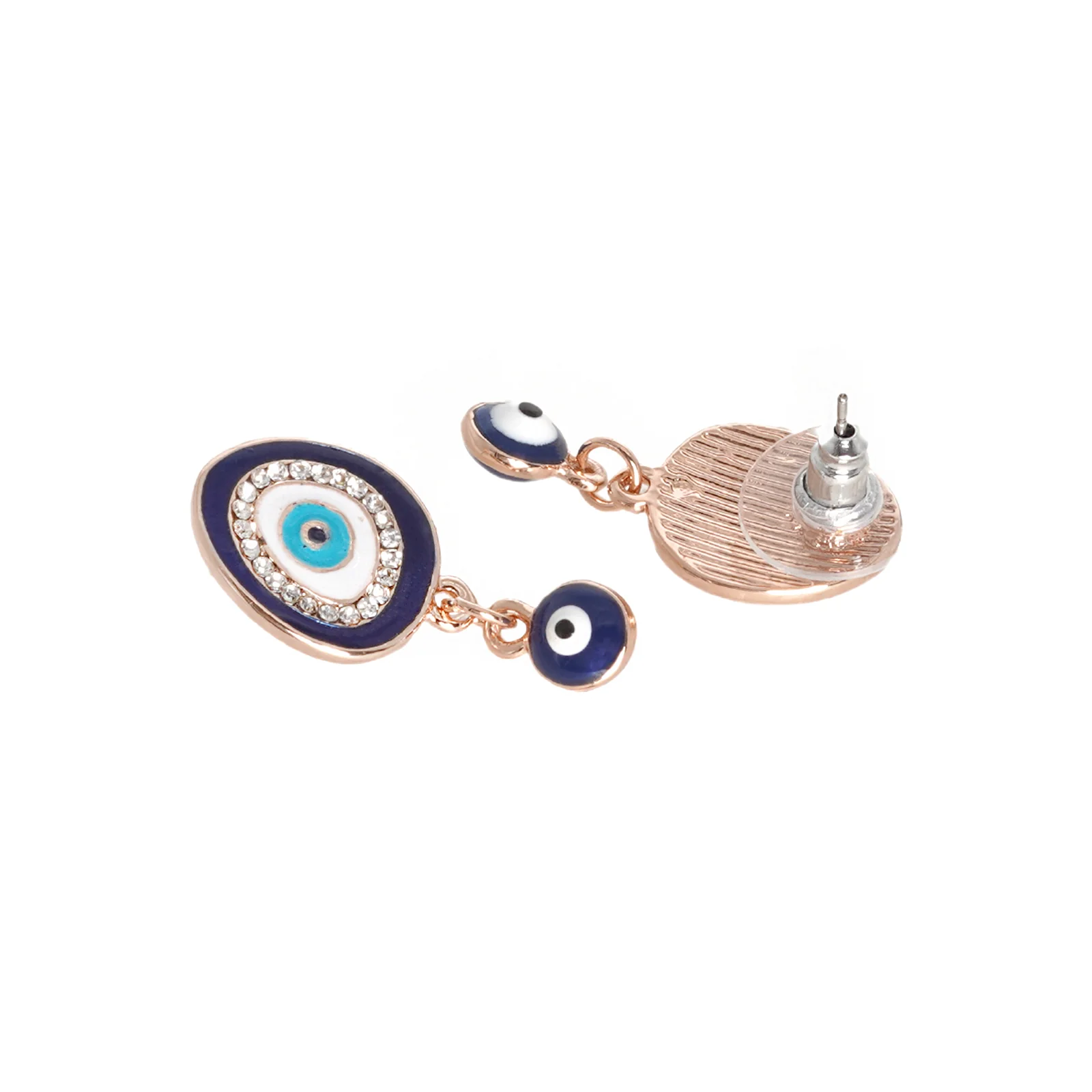 Felix Blue Evil Eye Earrings - Image 5