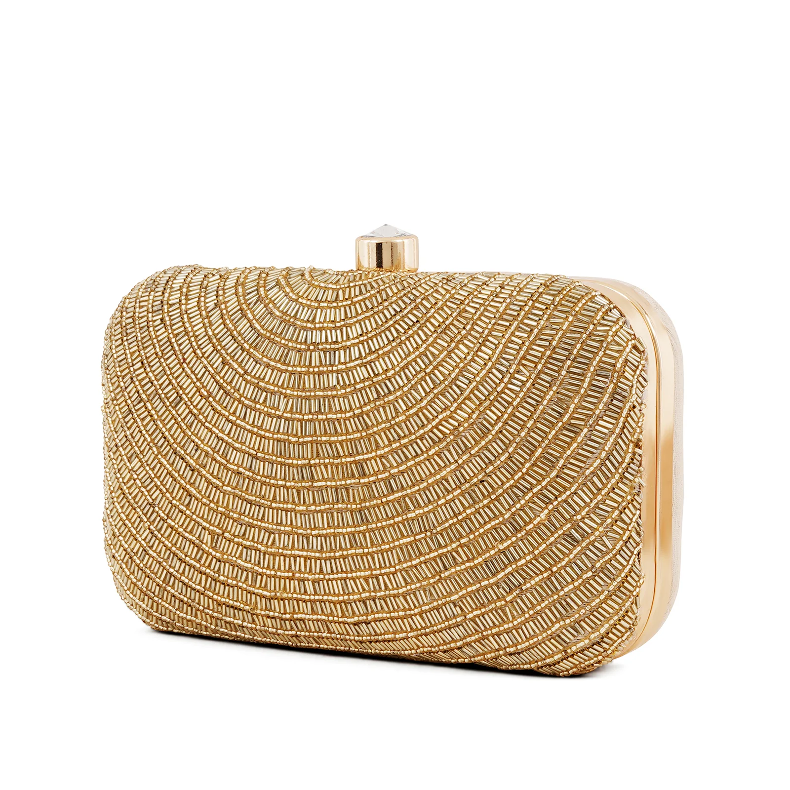 Feyre Gold Sequin Clutch - Image 5