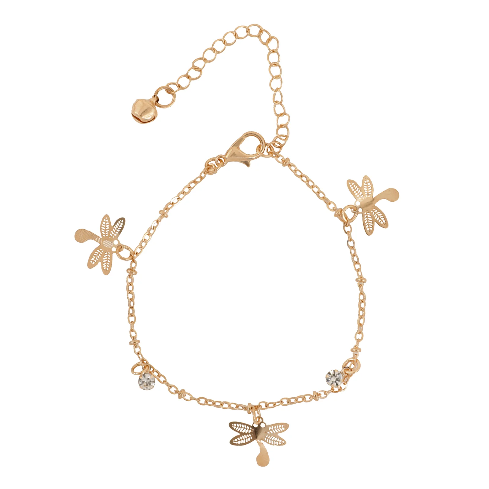 Bewitched Fire fly Gold Anklet - Image 3