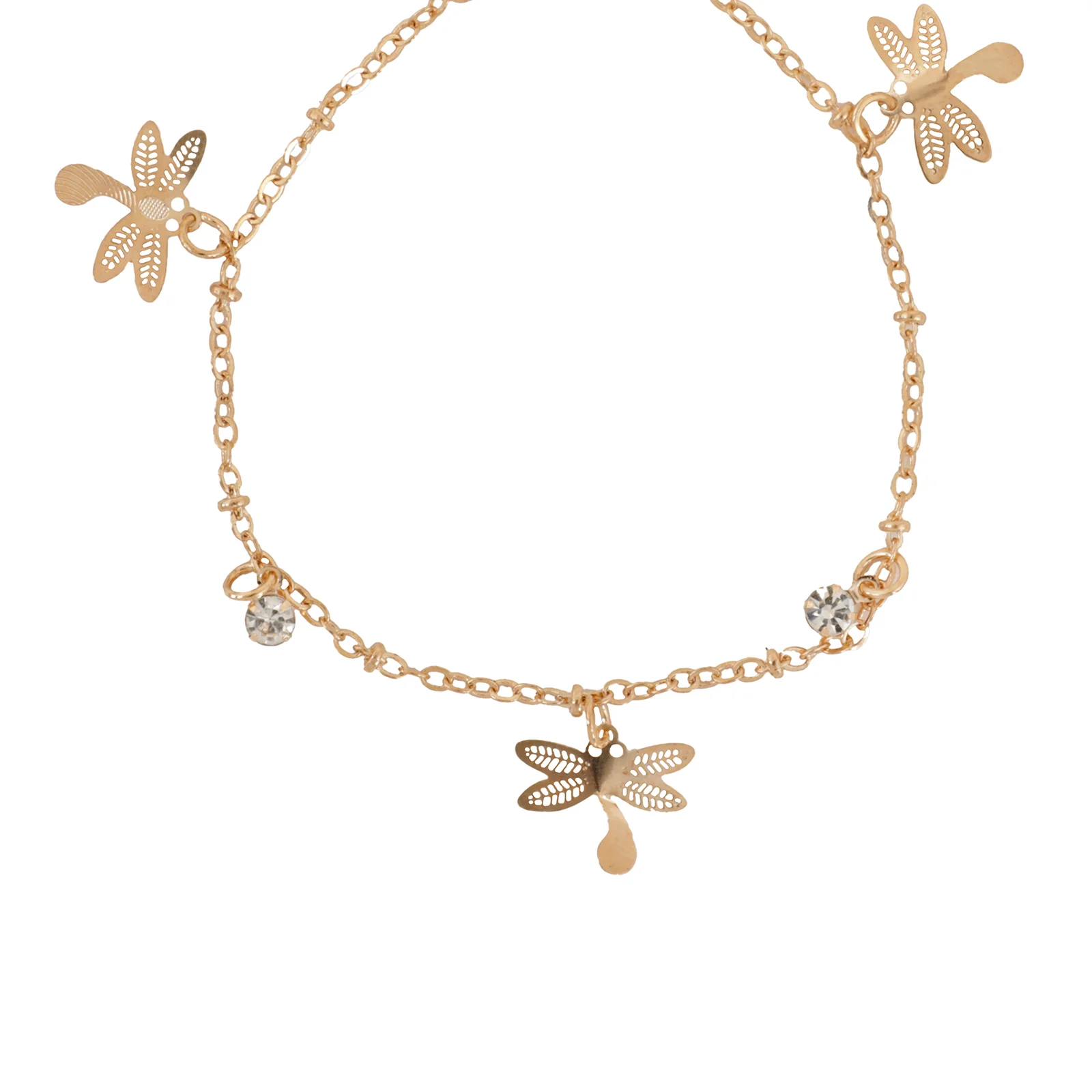 Bewitched Fire fly Gold Anklet - Image 4