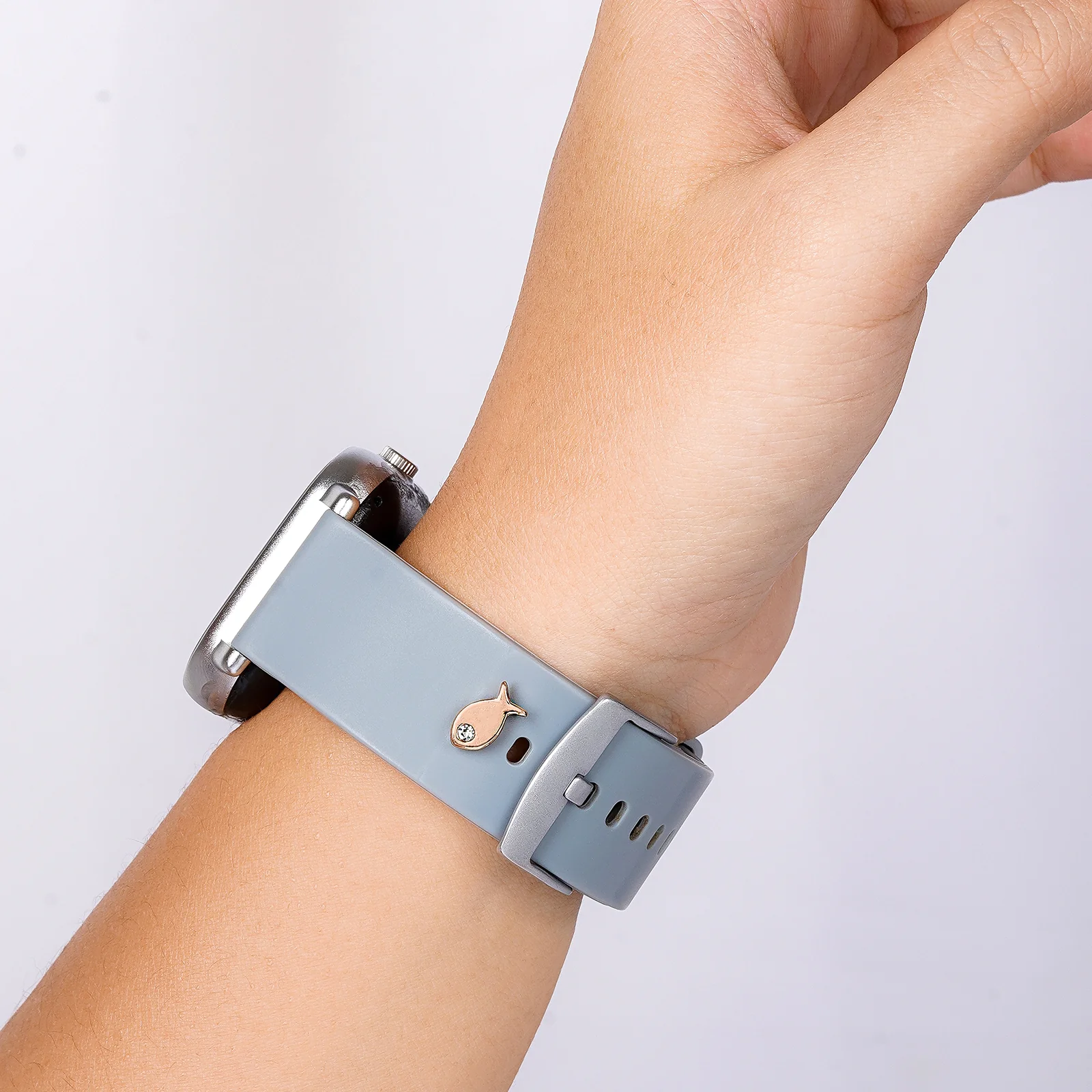 Fishie Rosegold Pin Watch Charm - Image 2