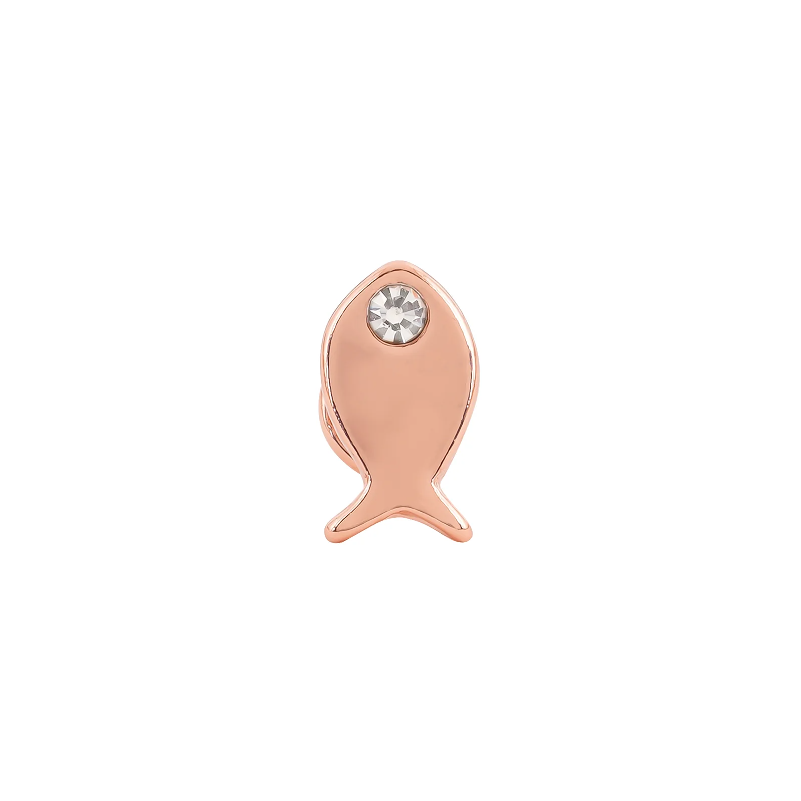 Fishie Rosegold Pin Watch Charm - Image 3