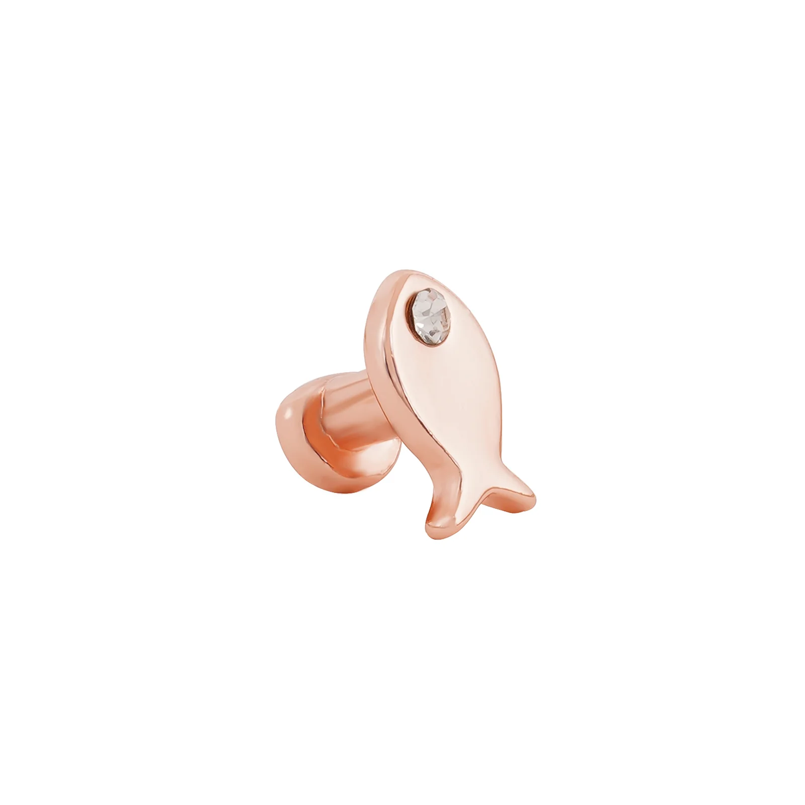 Fishie Rosegold Pin Watch Charm - Image 5