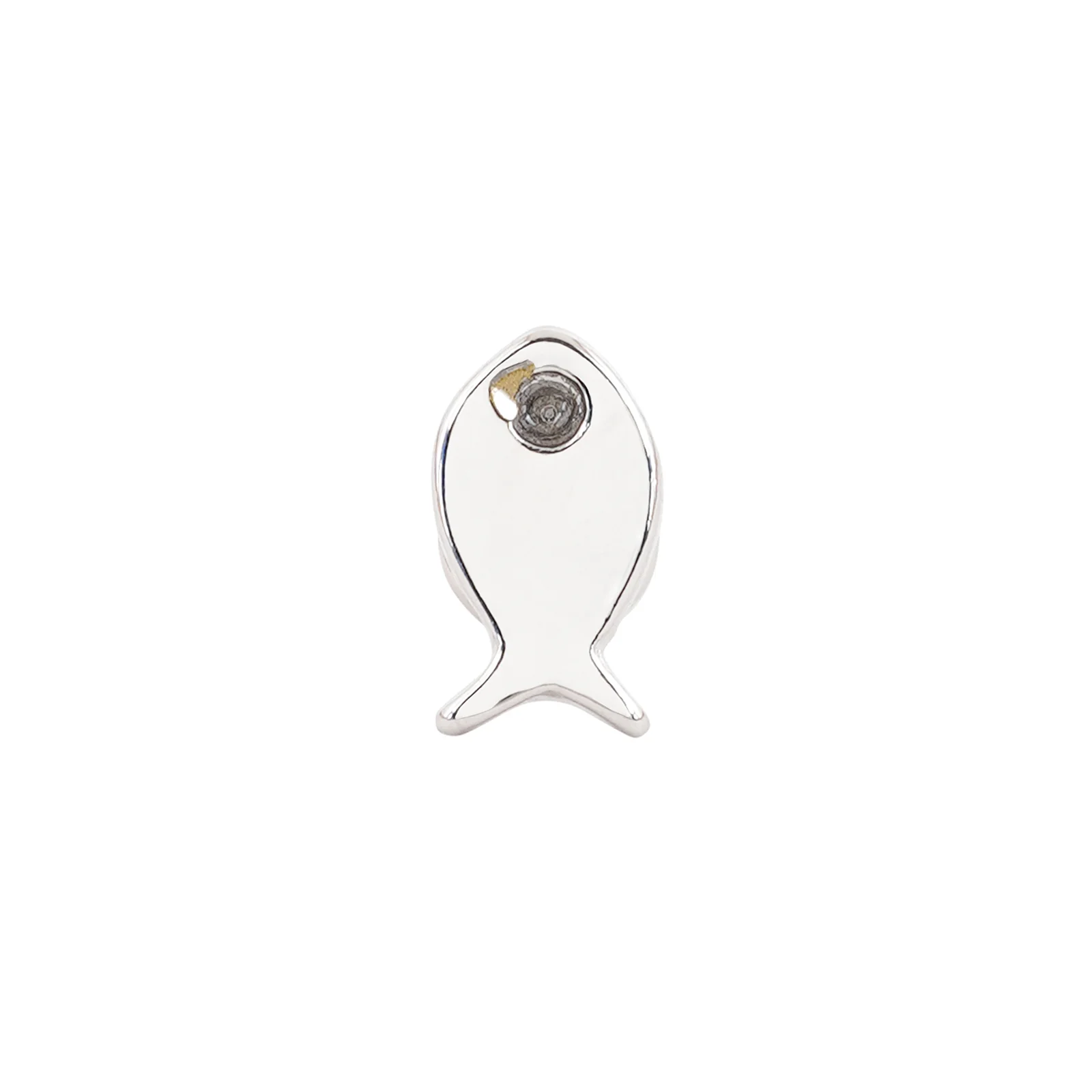 Fishie Silver Pin Watch Charm - Image 3