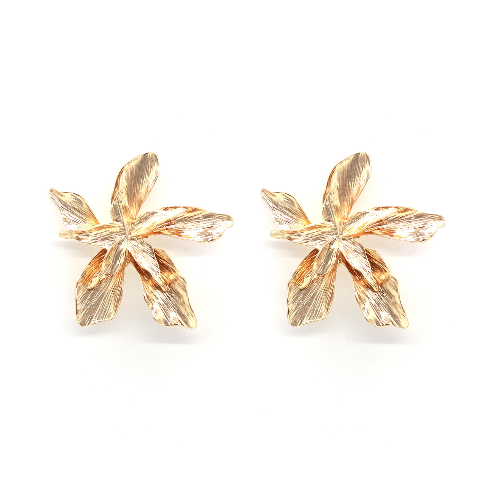 Flora Gold Earrings - Image 2