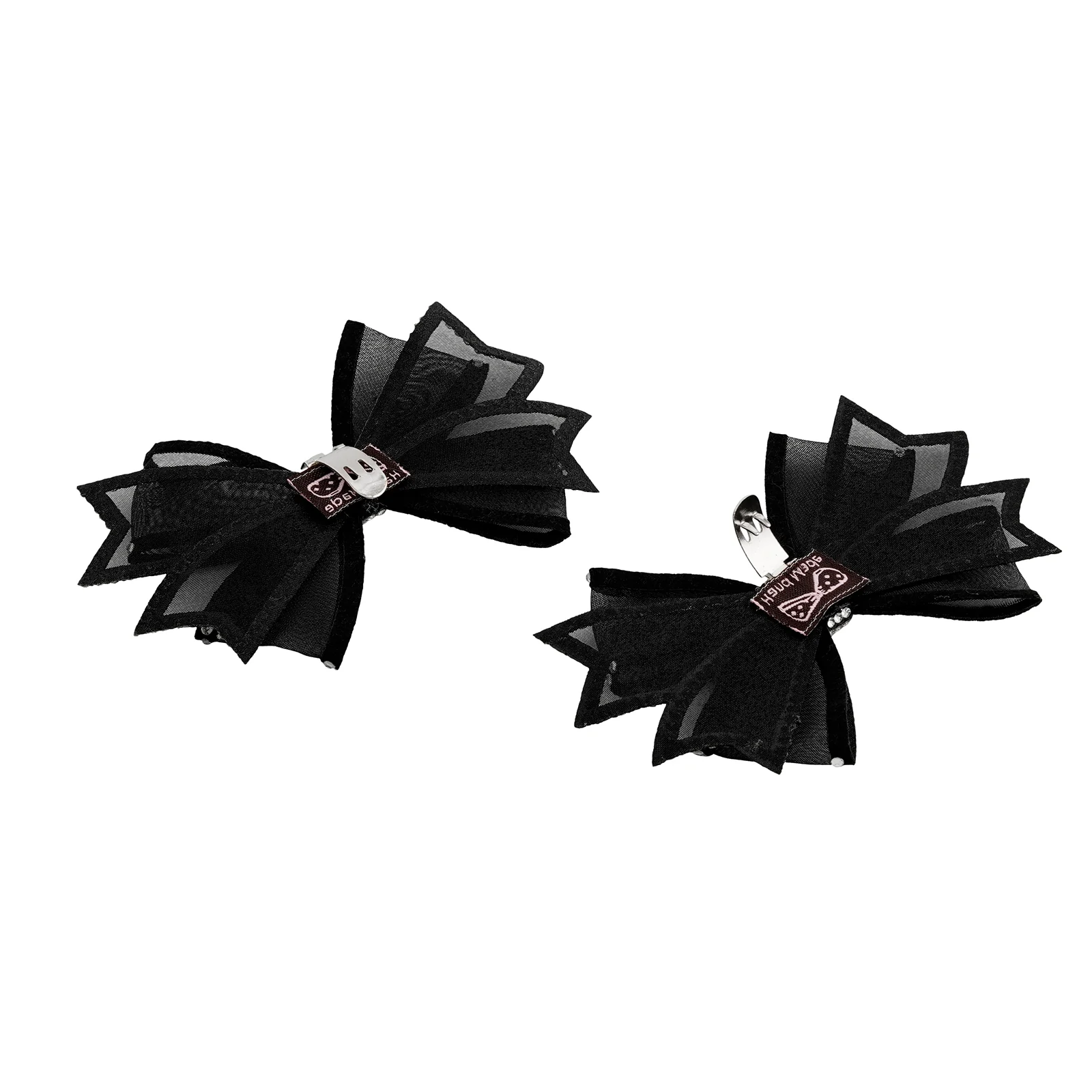 Sparkle Knot Black Shoe Clip - Image 5