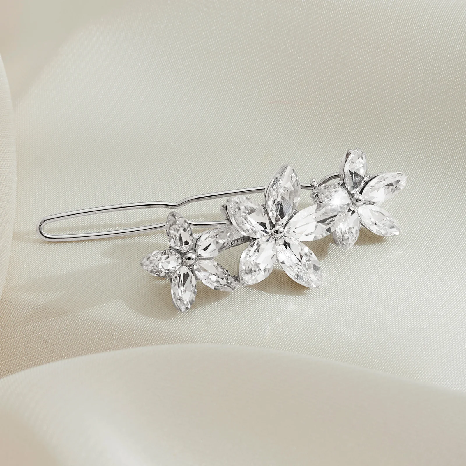 Floridus Floral Silver hairpin - Image 2