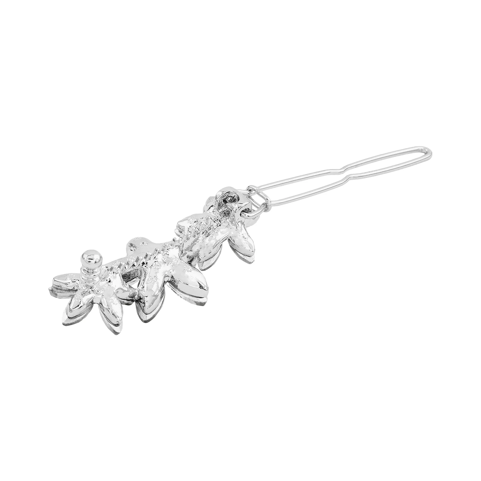 Floridus Floral Silver hairpin - Image 5