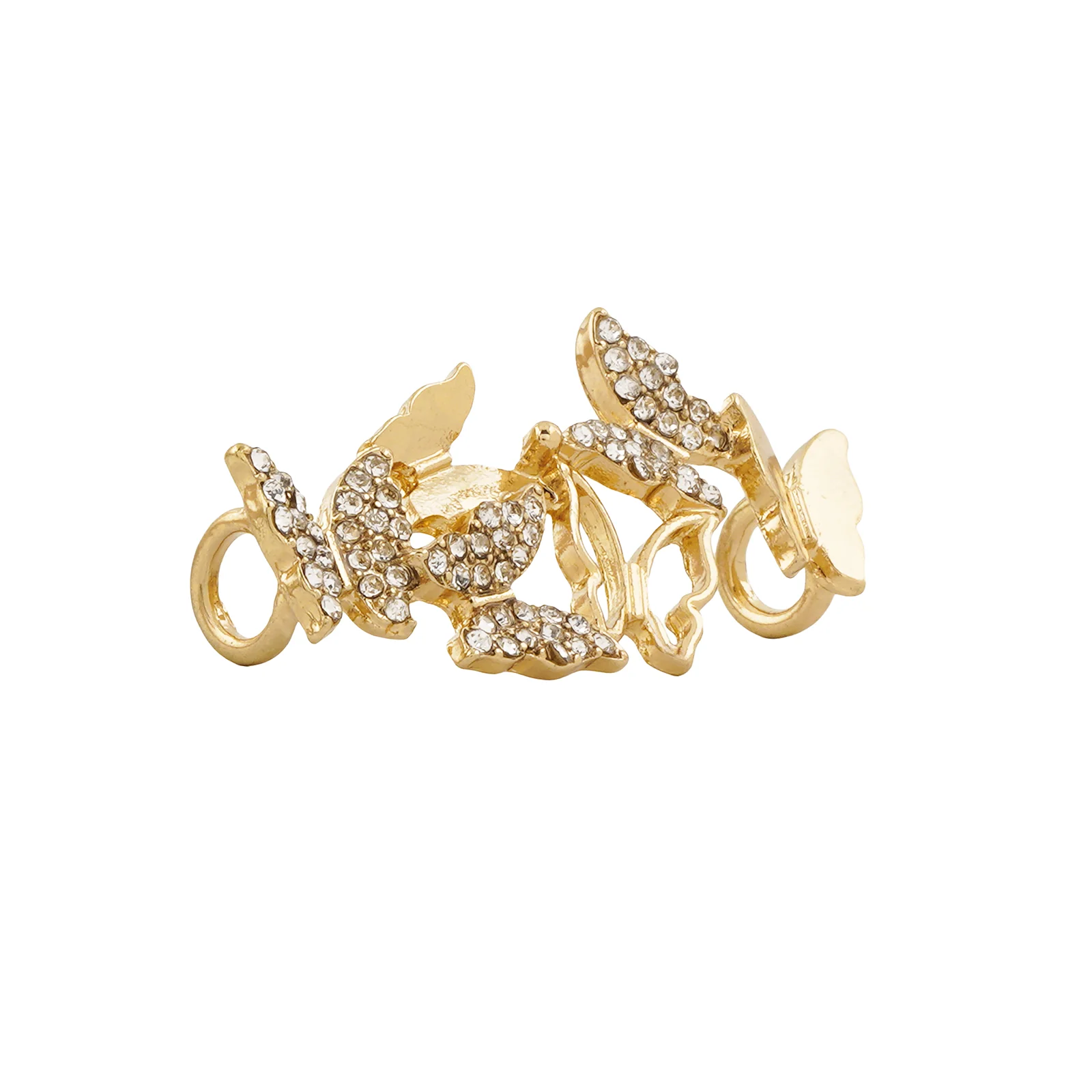 Flutter Fantasy Gold Shoe Charm - Image 4