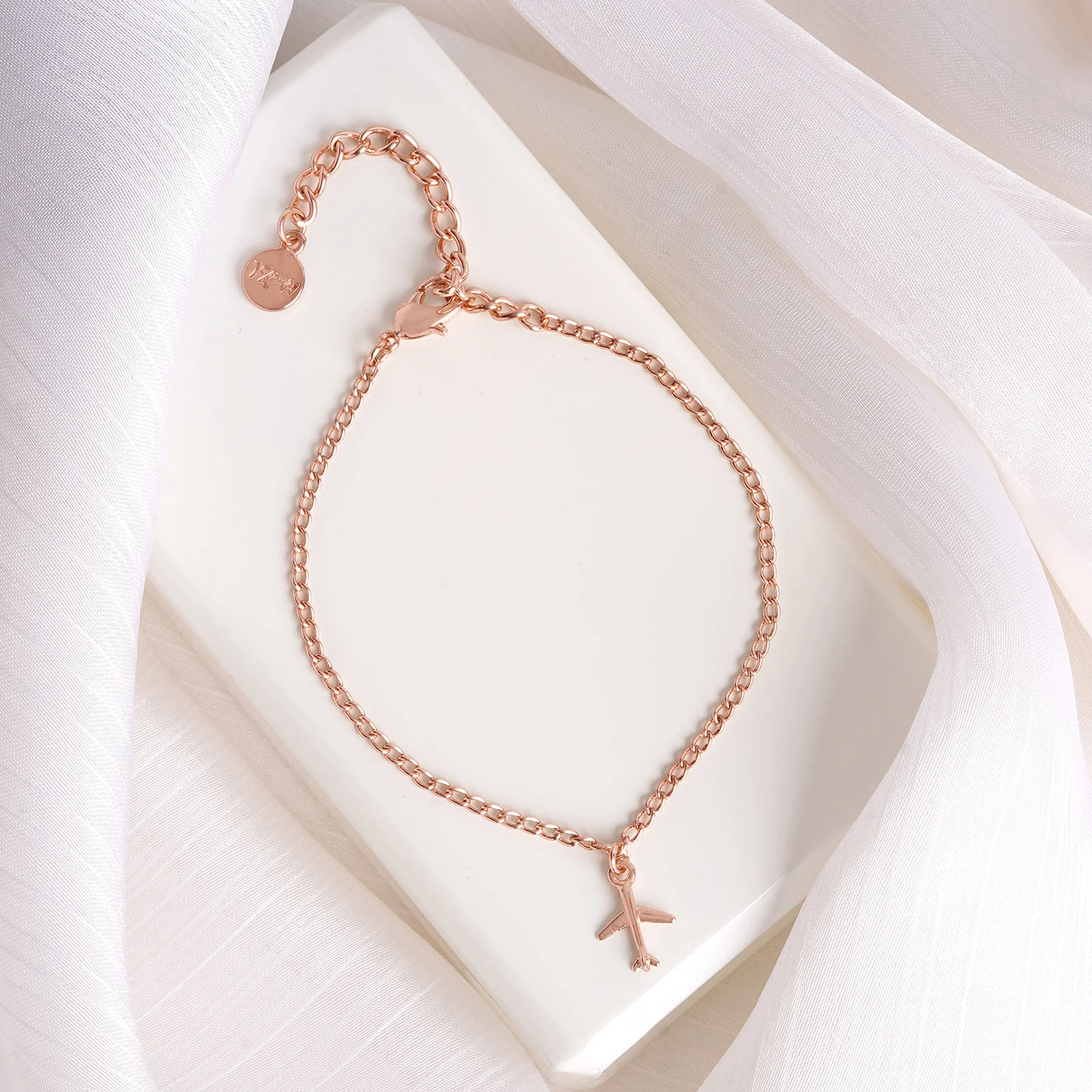 Fly High Rose Gold Bracelet Charm - Image 2