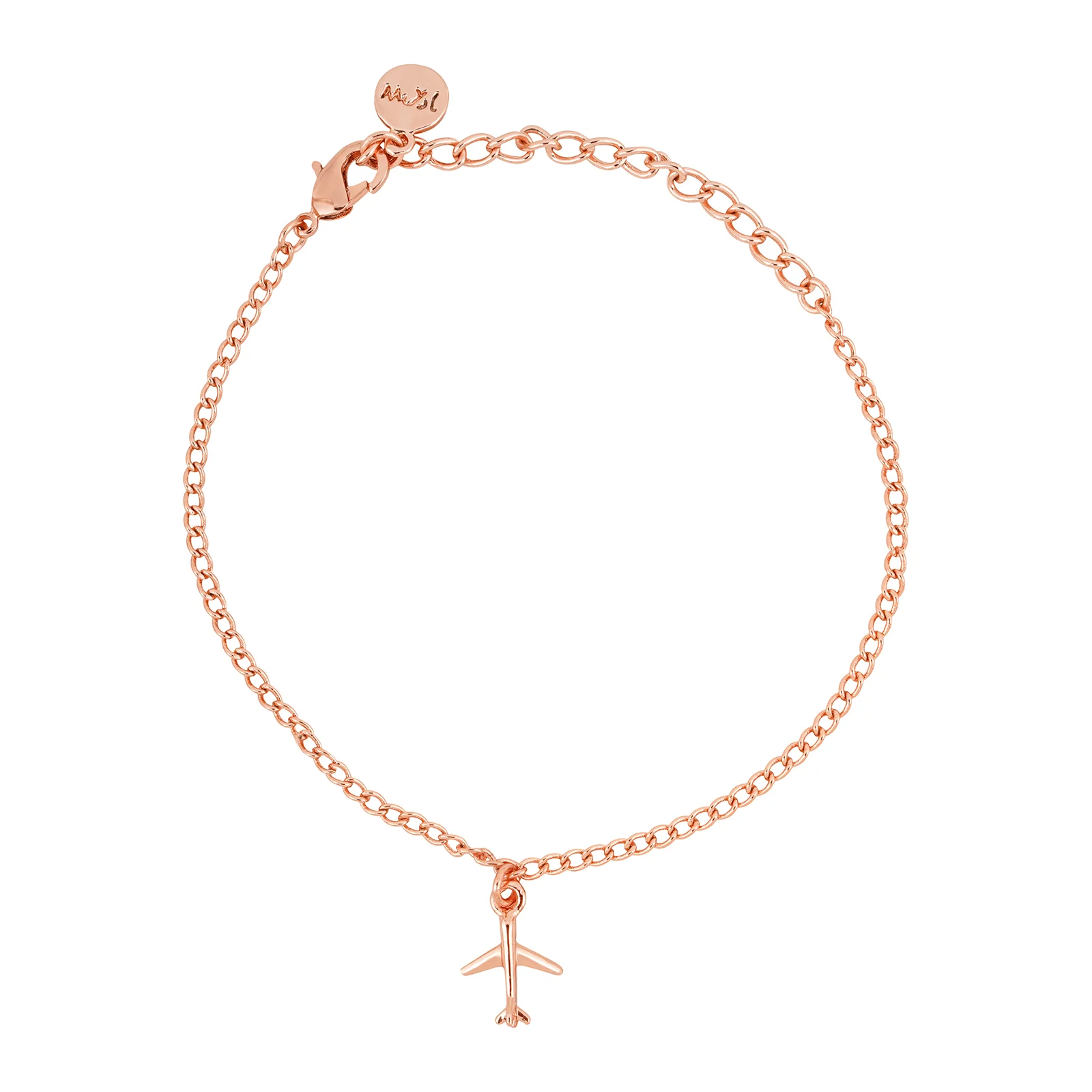 Fly High Rose Gold Bracelet Charm - Image 3