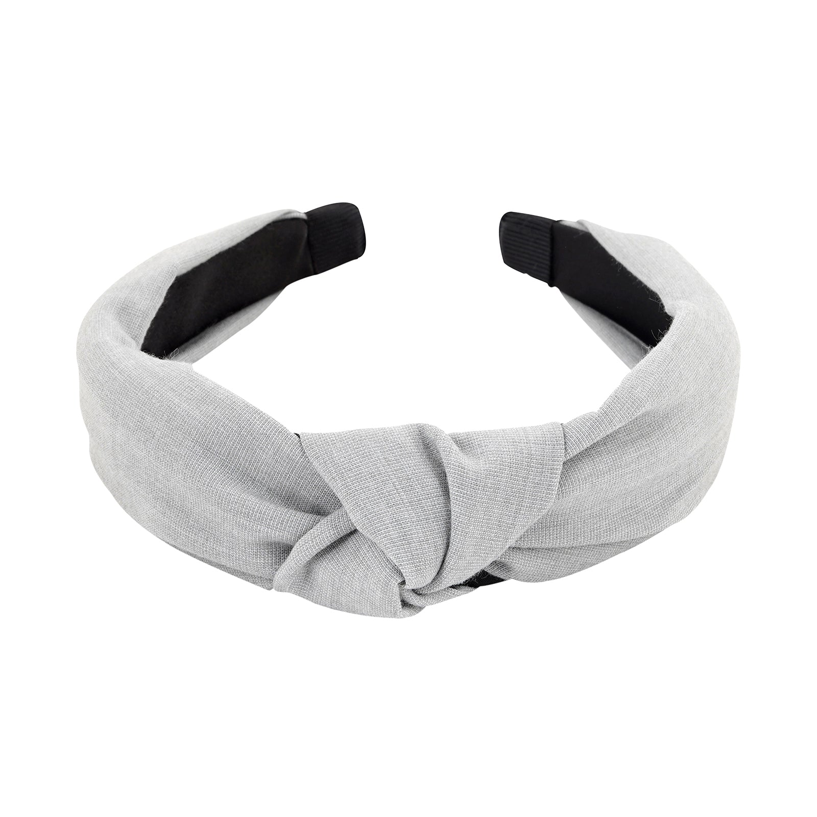 Flynn Cement Grey Turban Knot Hairband - Image 3