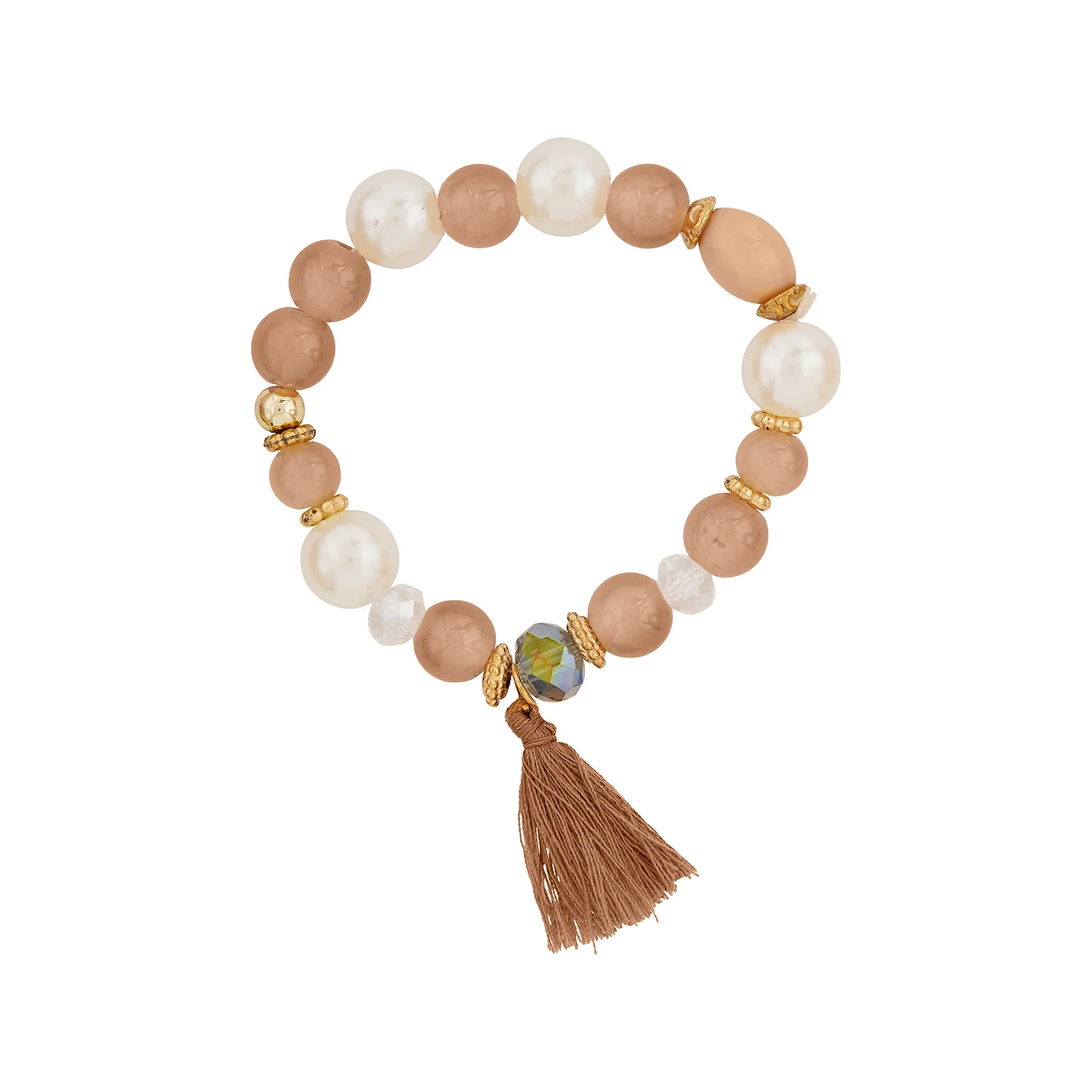 Folklore Brown Beaded Bracelet - Image 4