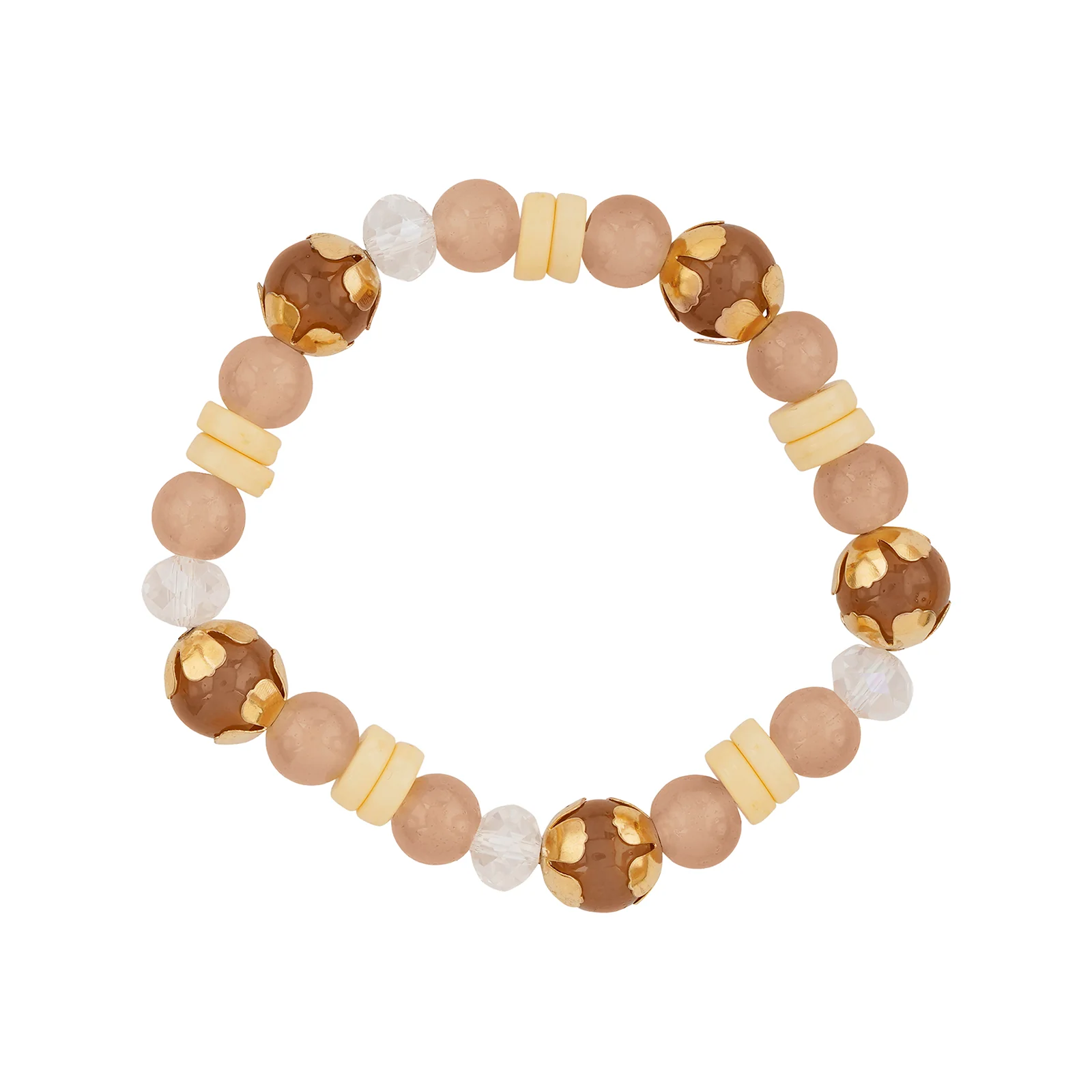 Folklore Brown Beaded Bracelet - Image 5