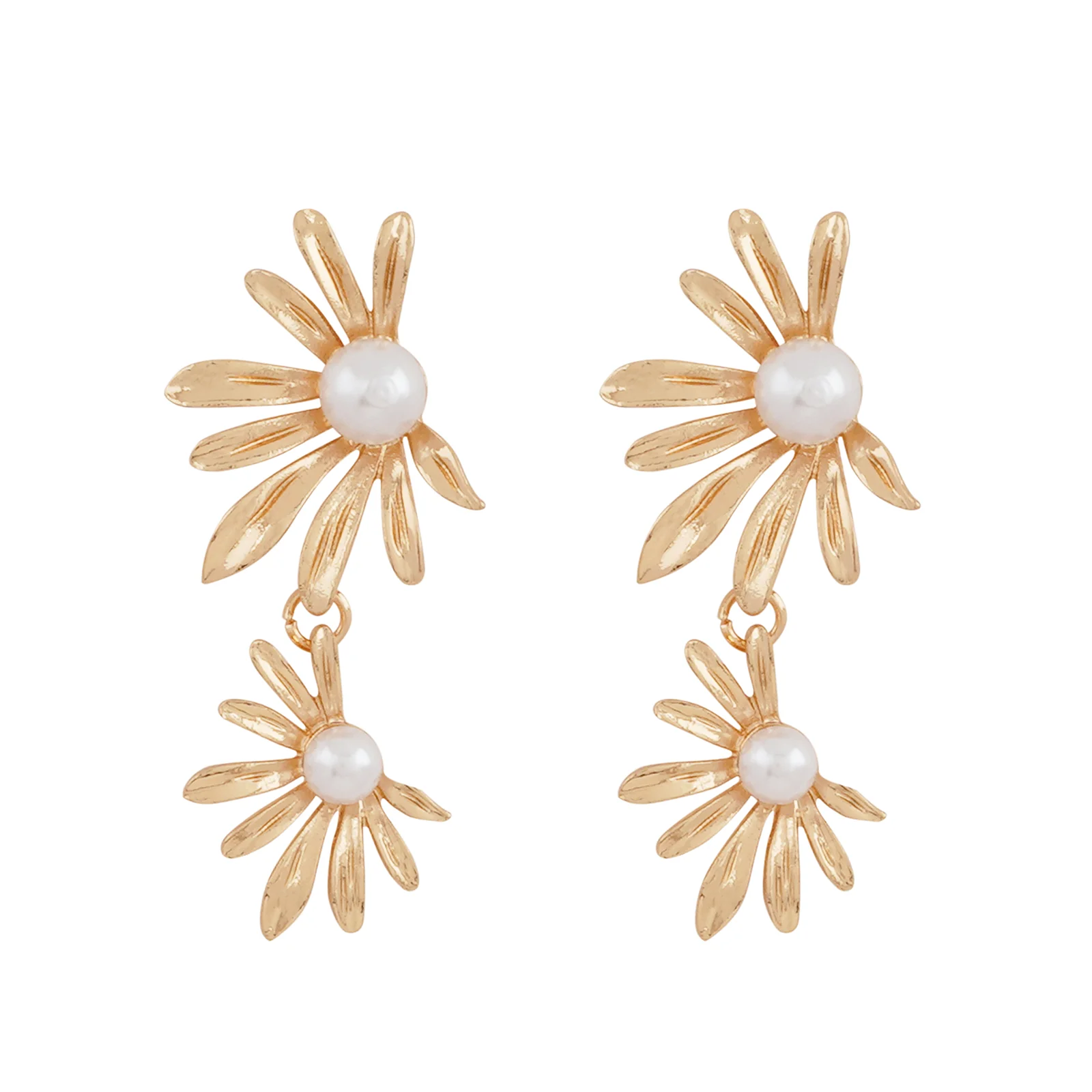 Forsythia Gold Earrings - Image 3