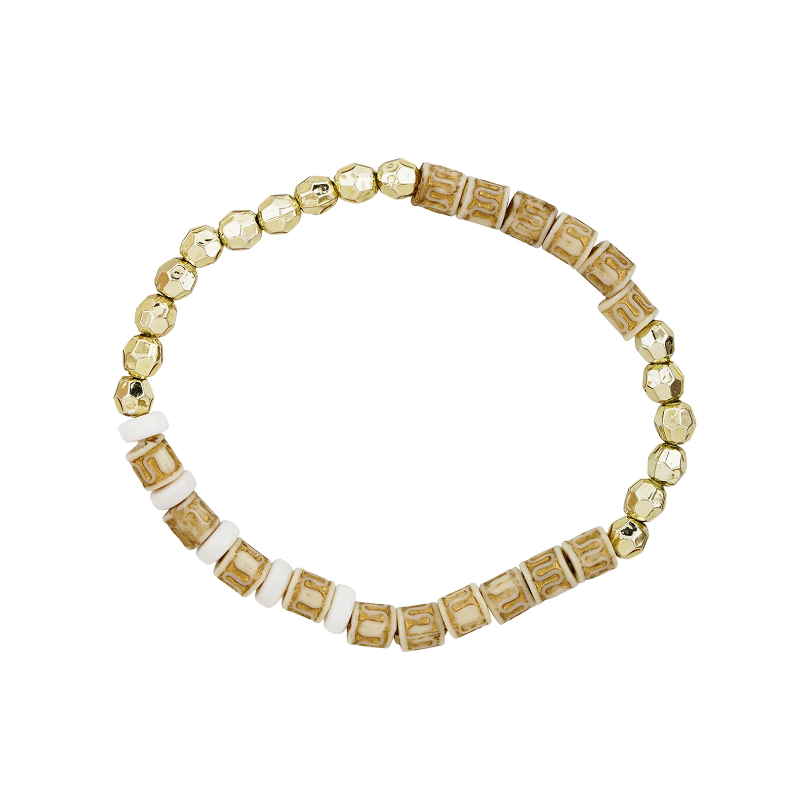 Fortnight White Beaded Bracelet - Image 6