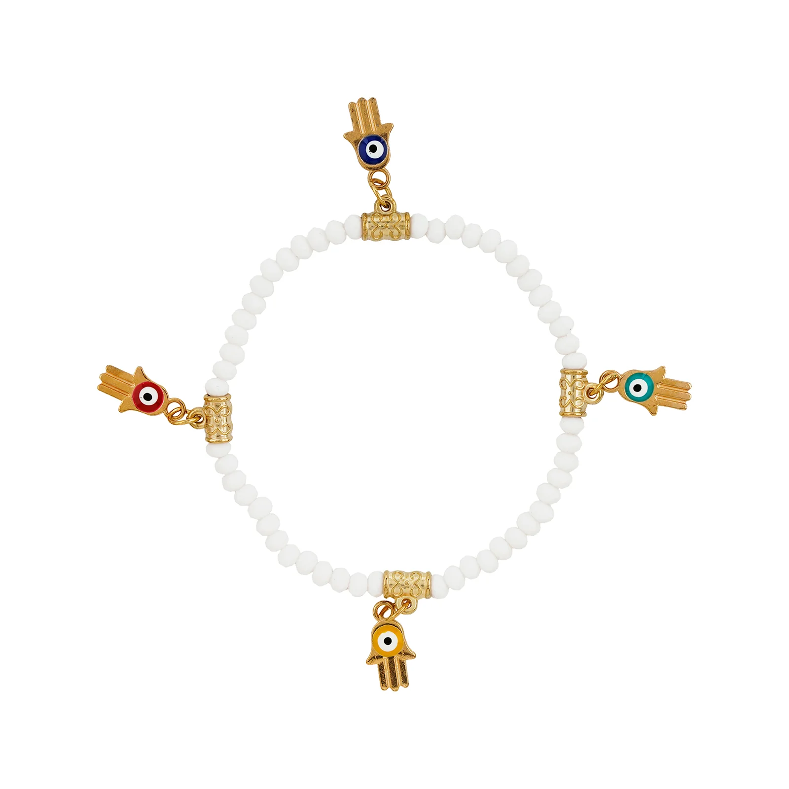 Fortnight White Beaded Bracelet - Image 7