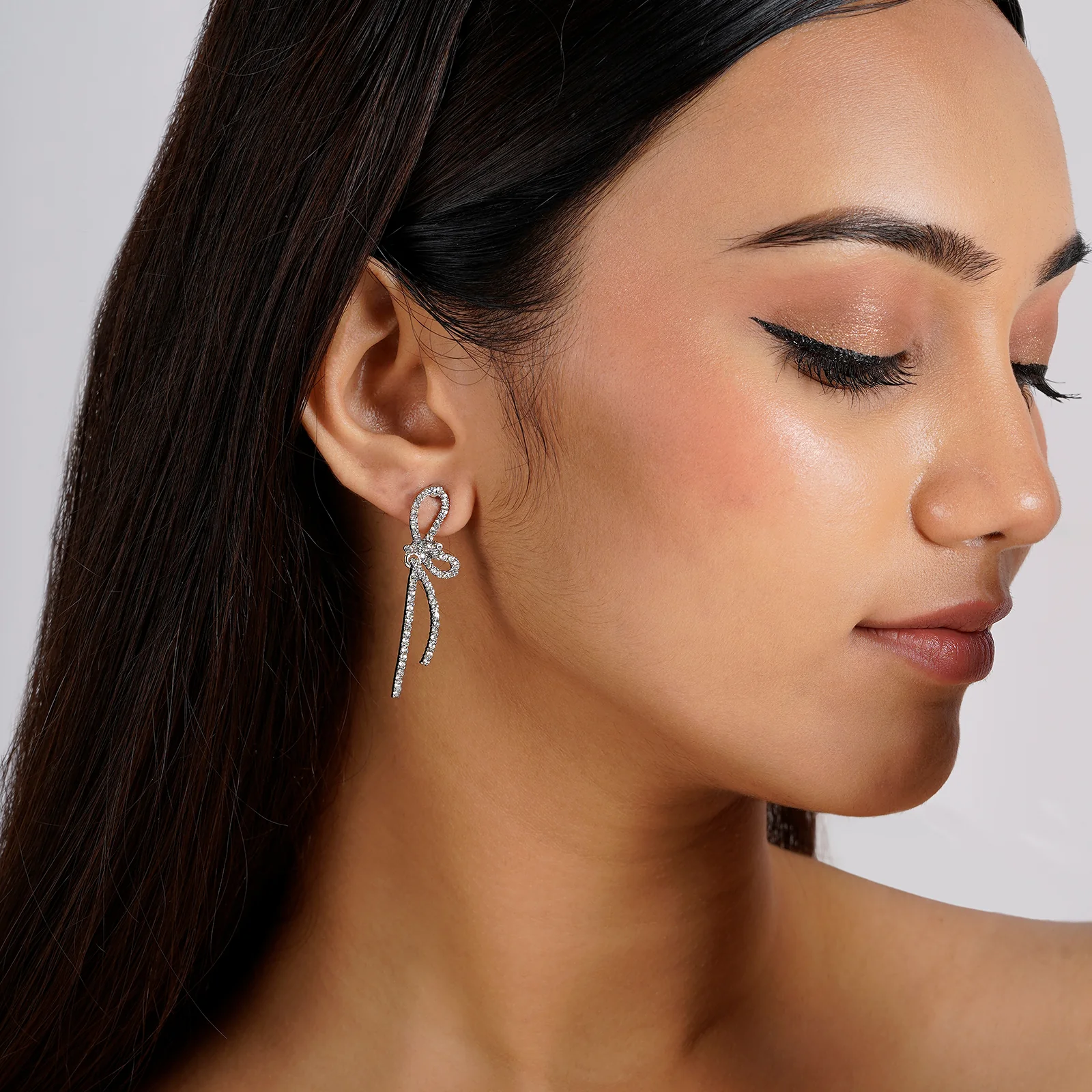 Francine Bow Style Earring - Image 2